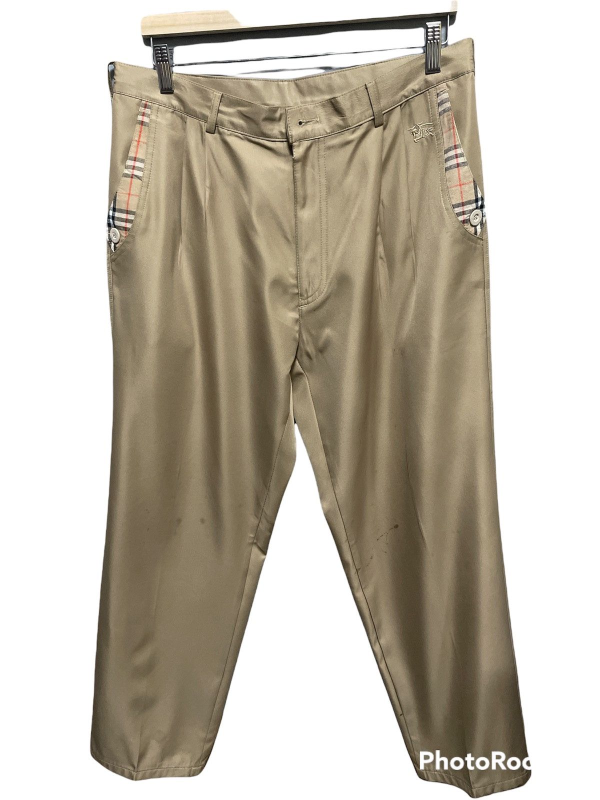 Burberry × Designer × Vintage Vintage Burberry Pants Novacheck Pants Size US 34 / EU 50 - 1 Thumbnail