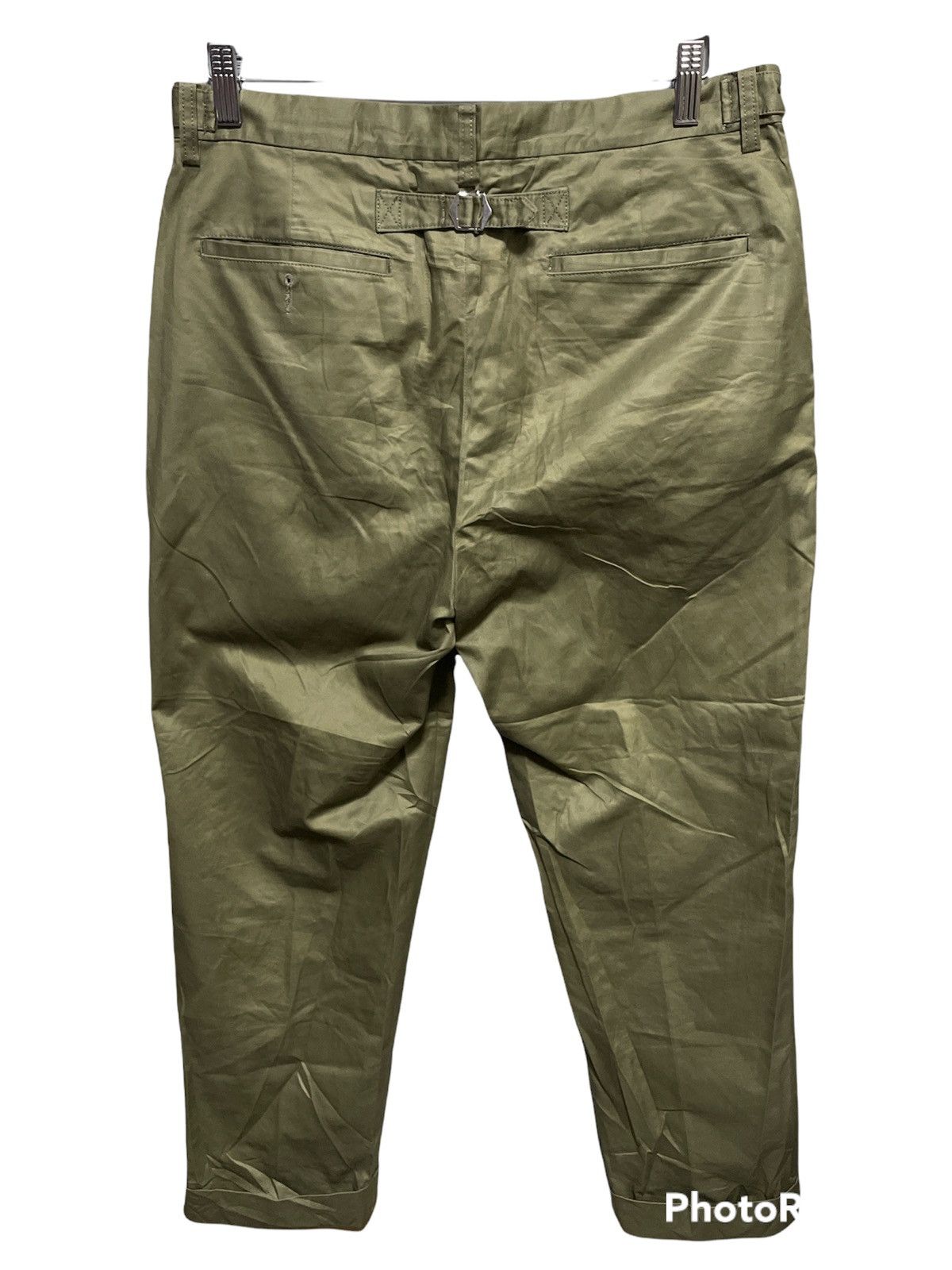Beams Plus × Japanese Brand Buckle Back Beams Plus Rare Design Pants Size US 33 - 2 Thumbnail