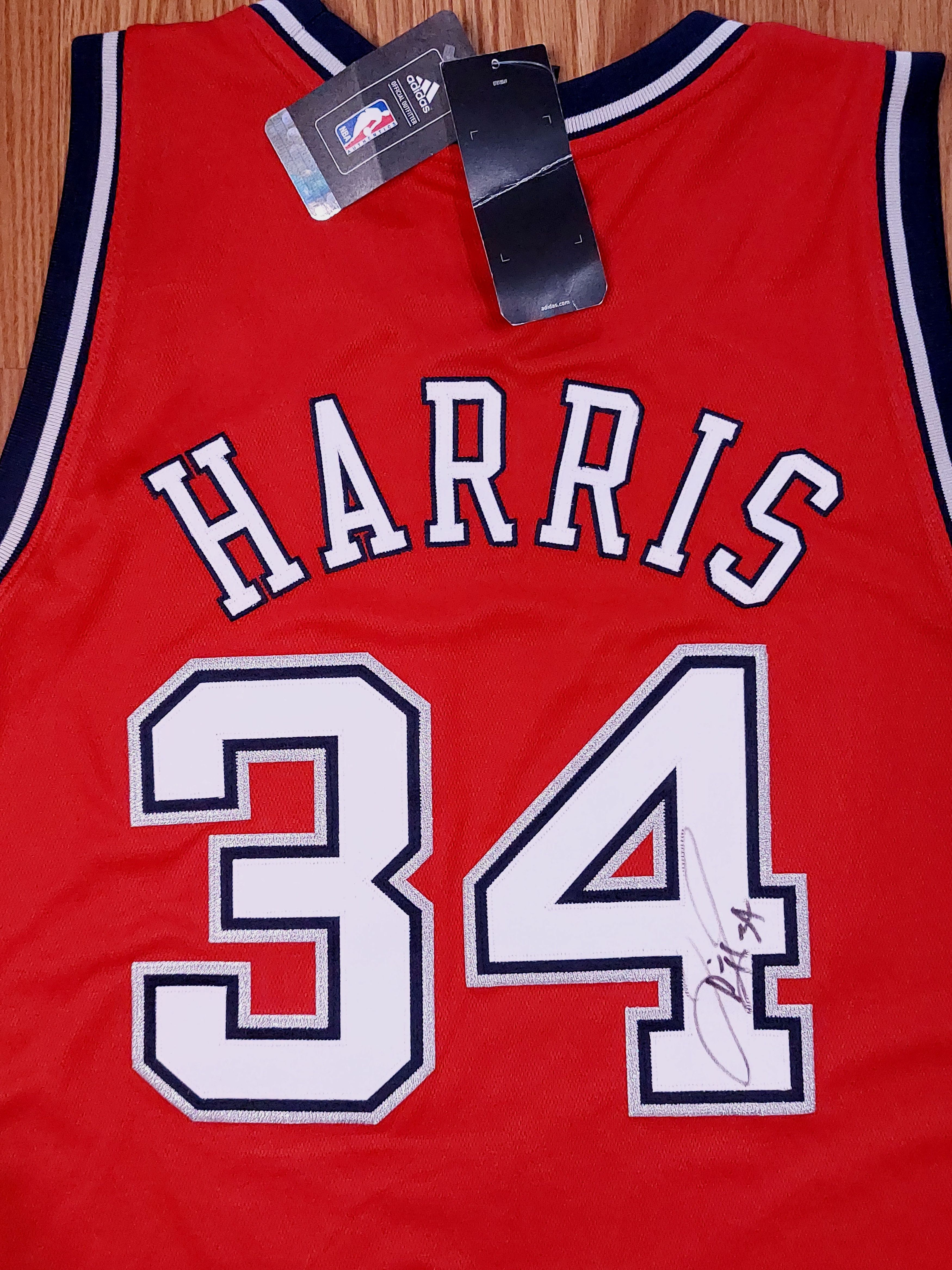 Adidas × NBA Authentic New Jersey Nets Devin Harris Signed Adidas Jersey Size US L / EU 52-54 / 3 - 6 Thumbnail
