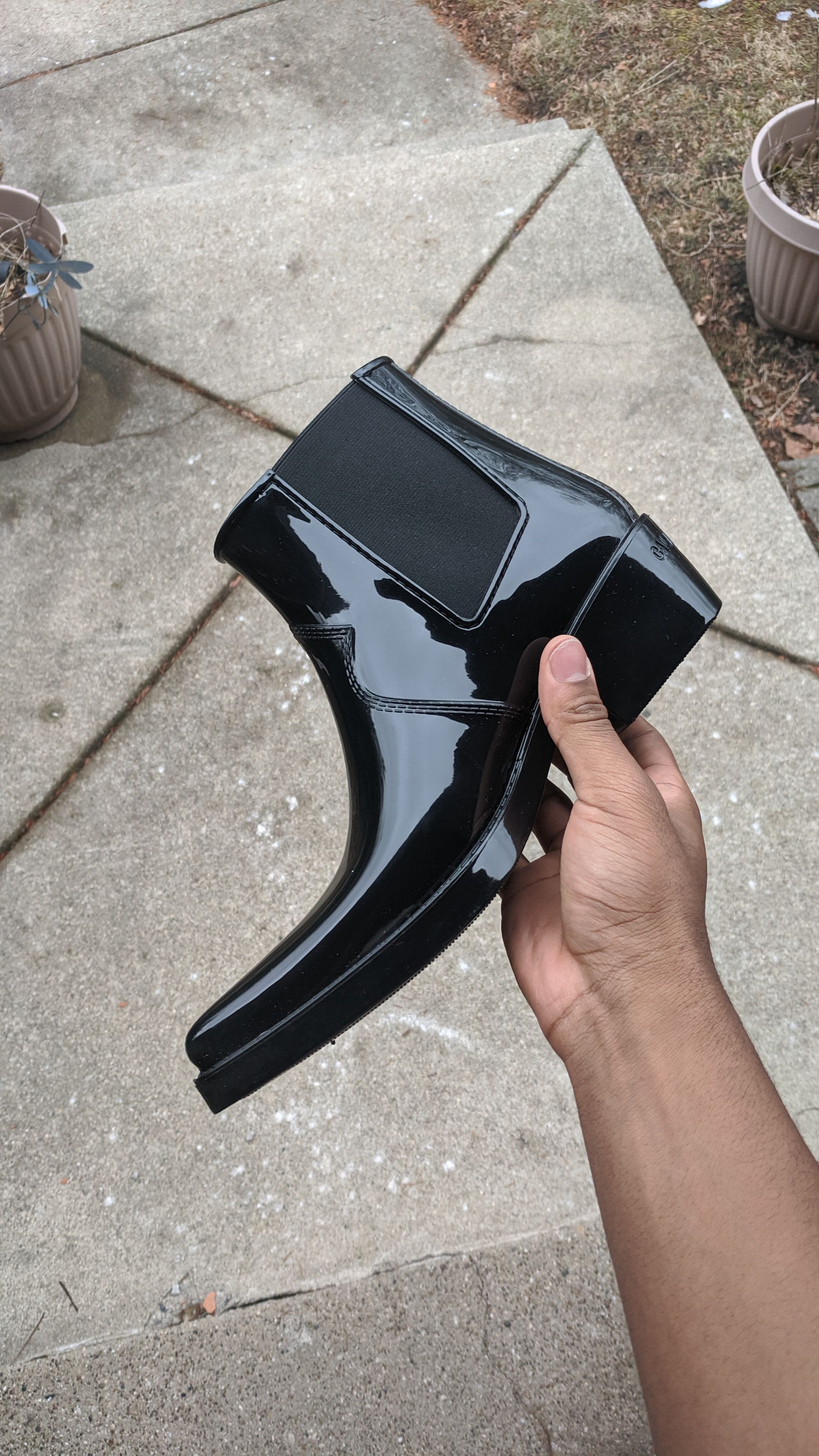 Calvin Klein 205w39nyc Runway Black Boot NWB