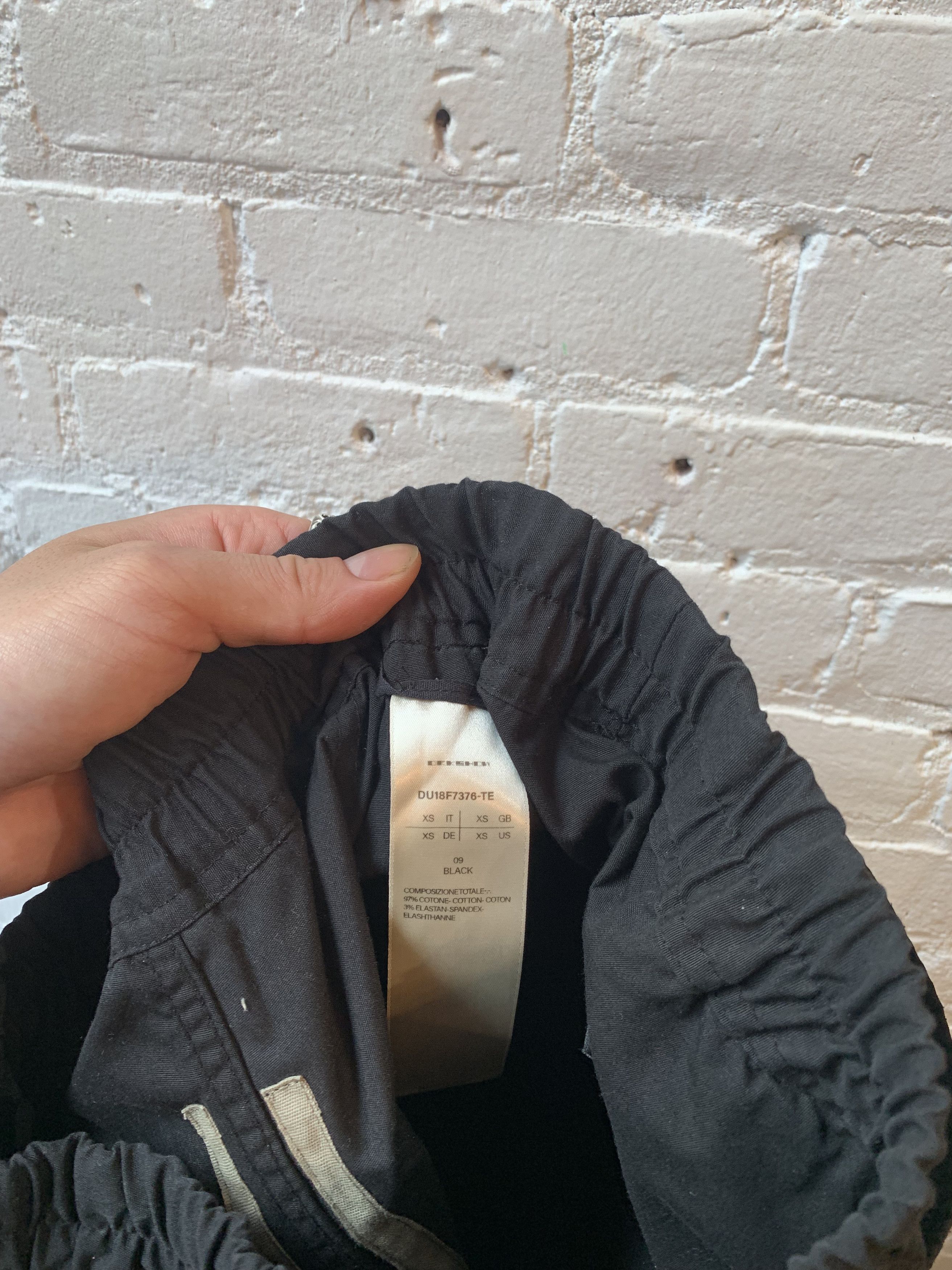 Rick Owens Rick Owens Black Creatch Cargos no drop crotch Pants Size US 28 / EU 44 - 6 Thumbnail