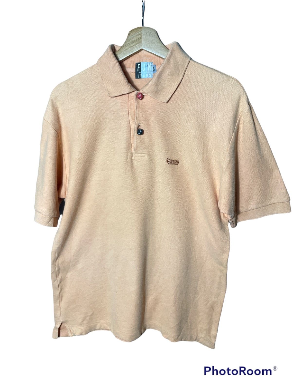 Japanese Brand × Kansai Yamamoto × Vintage Vintage Kansai Man Polo Tee Shirt Size US M / EU 48-50 / 2 - 1 Thumbnail