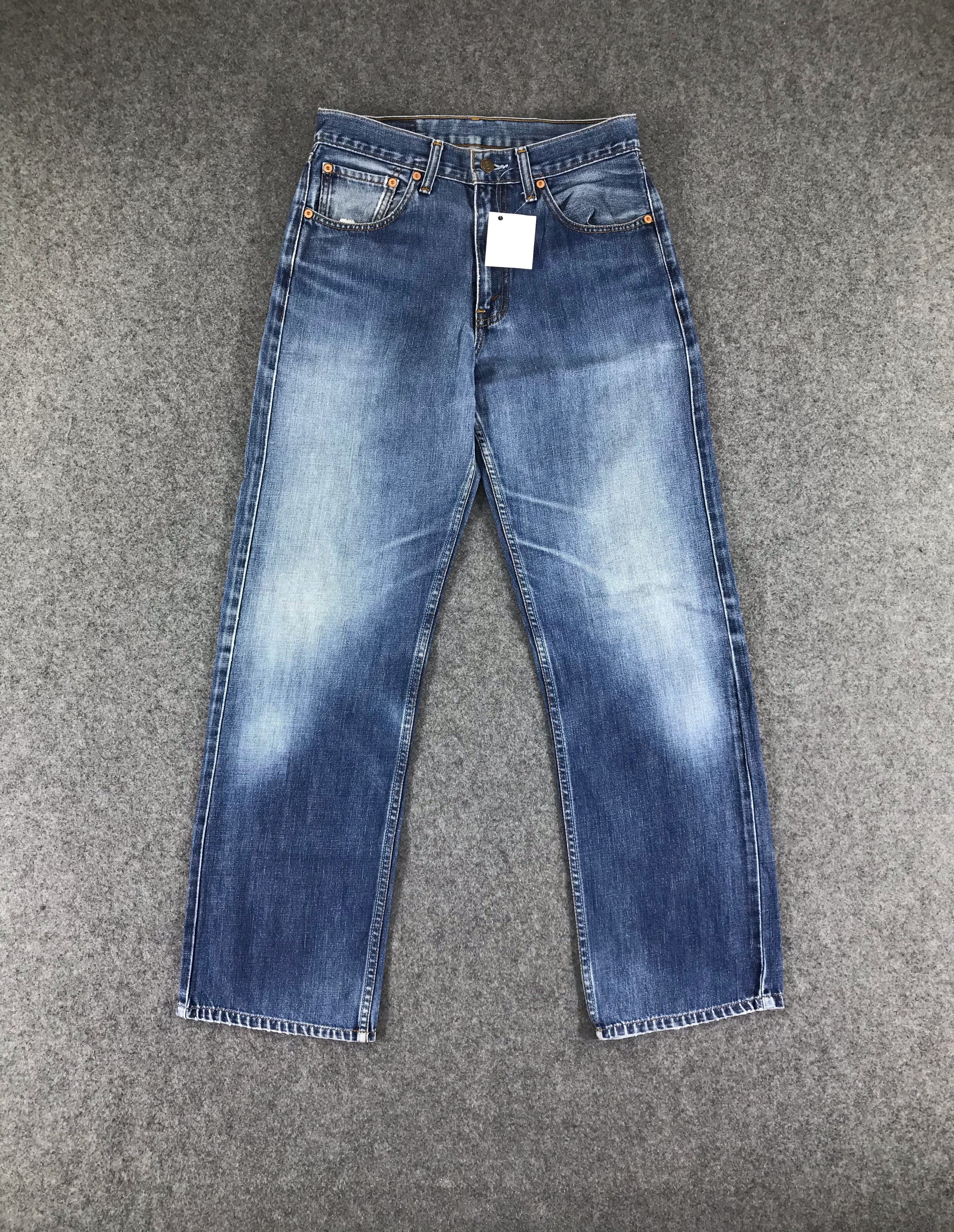 image of Vintage Blue Levis 512 Jeans-Jm017, Men's (Size 30)