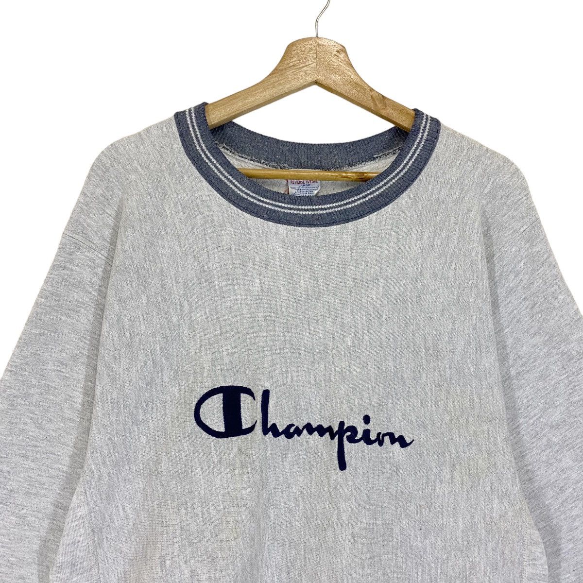 Champion × Vintage Vintage Champion Reverse Weave Big Logo Crewneck Sweatshirt Size US M / EU 48-50 / 2 - 4 Thumbnail