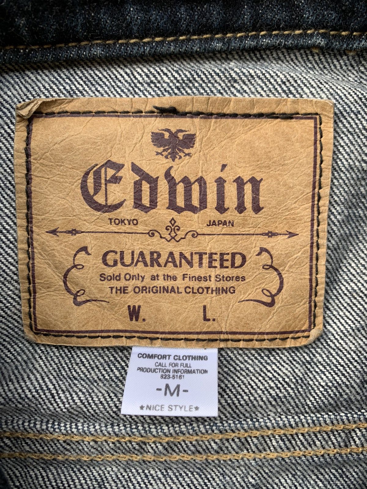 Edwin 👹Edwin Japan Sleeveless Distressed Denim Vest Size US L / EU 52-54 / 3 - 7 Thumbnail