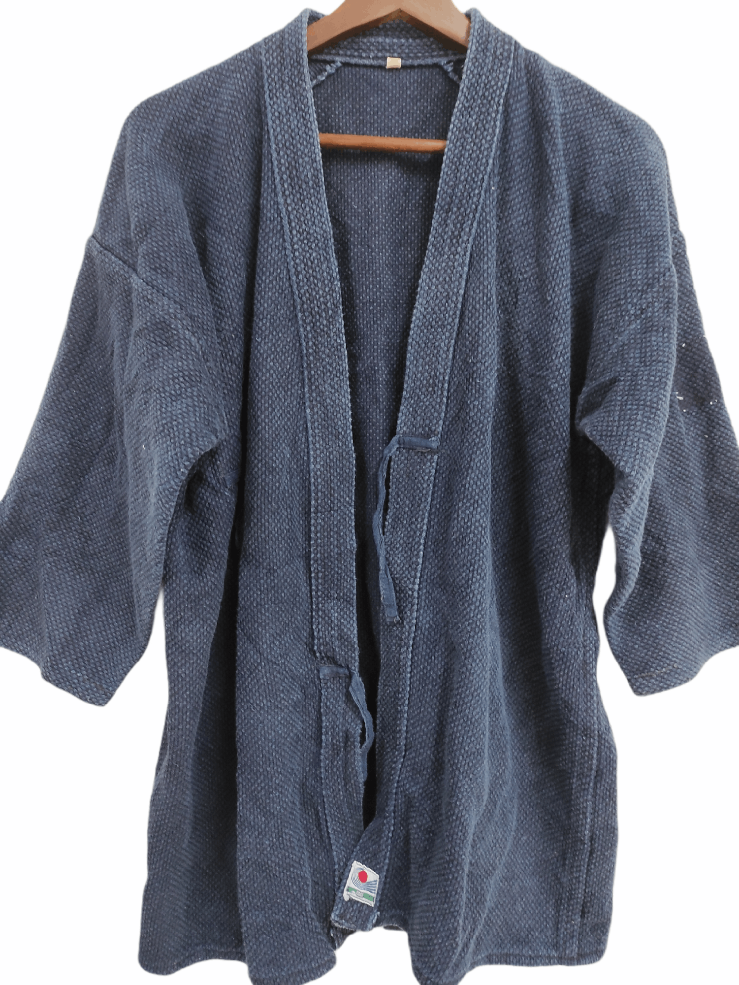 Indigo Vintage Japanese Traditional Kendo Indigo Kimono Jacket Size US L / EU 52-54 / 3 - 7 Thumbnail