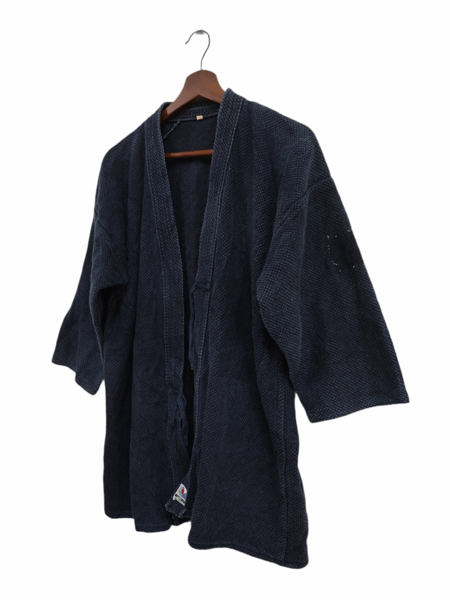 Indigo Vintage Japanese Traditional Kendo Indigo Kimono Jacket Size US L / EU 52-54 / 3 - 5 Thumbnail