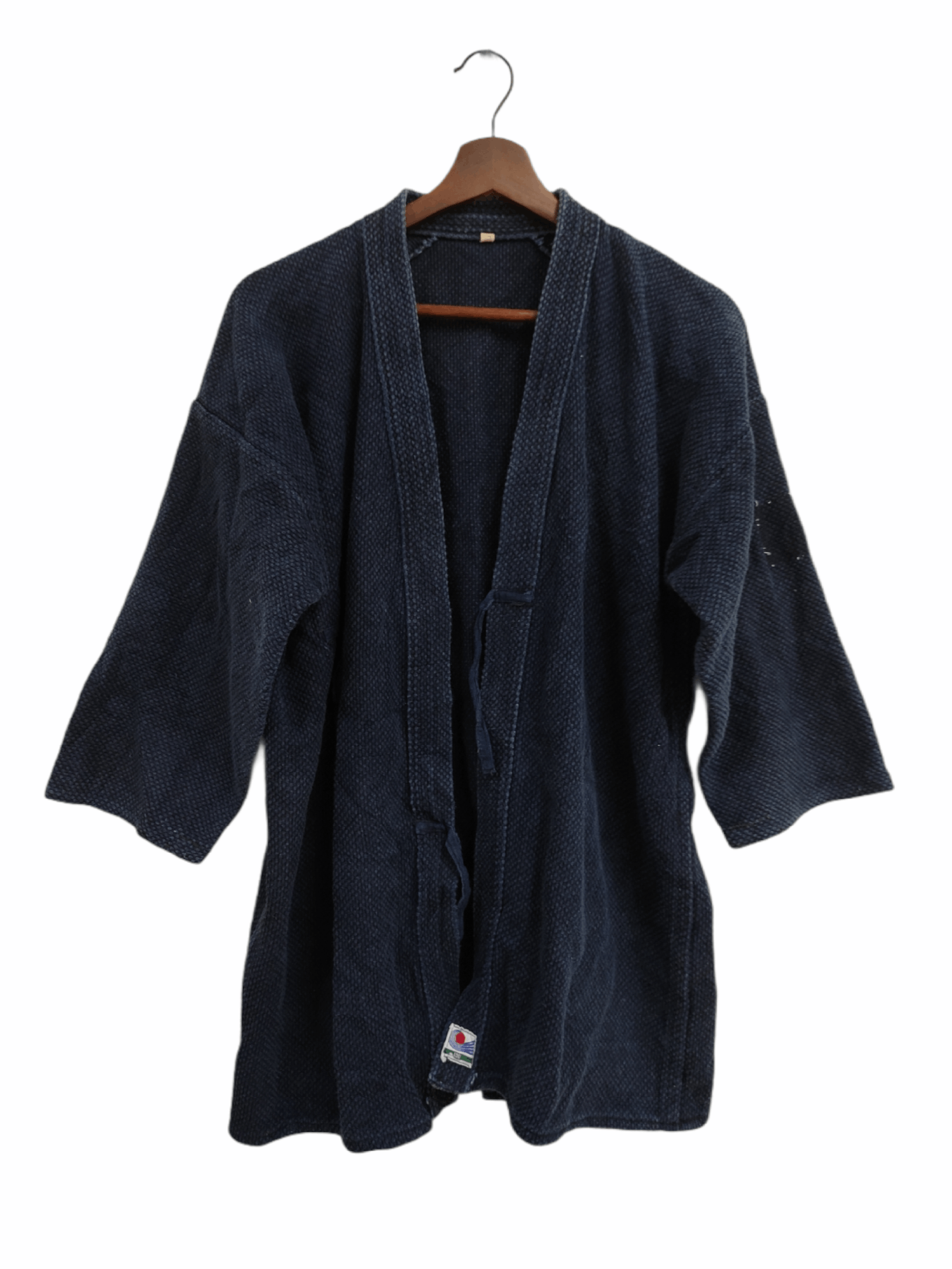 Indigo Vintage Japanese Traditional Kendo Indigo Kimono Jacket Size US L / EU 52-54 / 3 - 4 Thumbnail