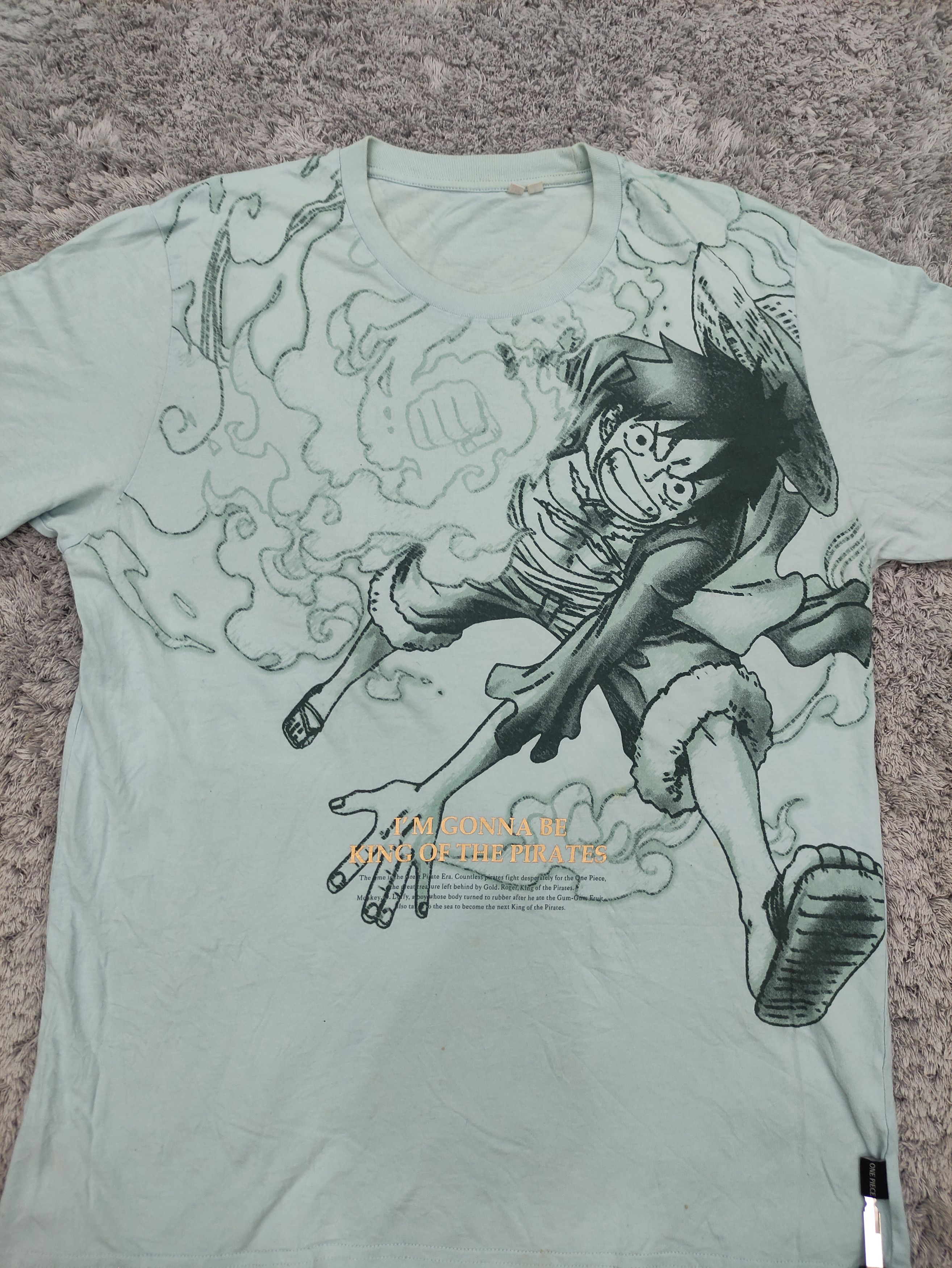 Anime 🔥Monkey D'Luffy One Piece Full Printed Size US L / EU 52-54 / 3 - 3 Thumbnail