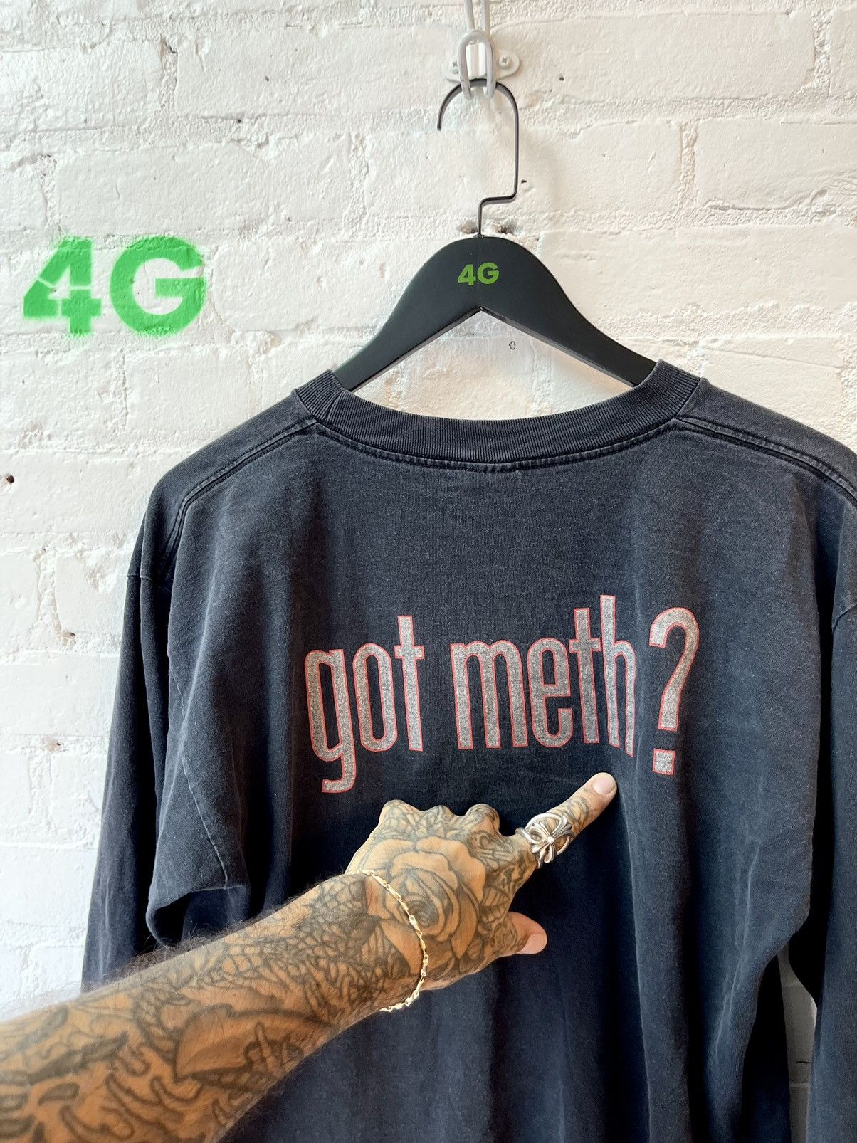 Vintage Vintage GOT METH ?! Shirt 4Gseller Size US L / EU 52-54 / 3 - 1 Thumbnail