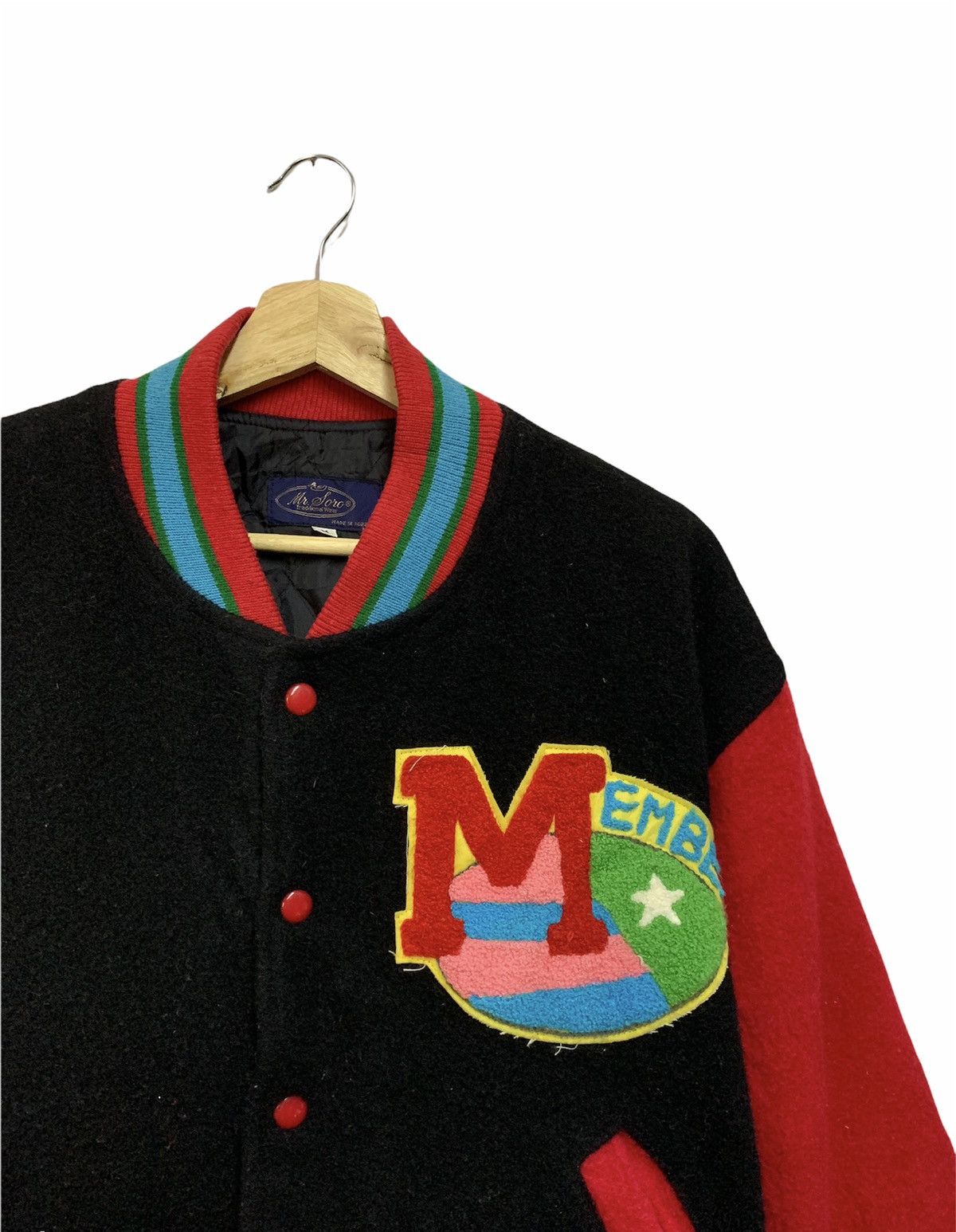 Vintage 🔥VTG WOOL VARSITY JACKETS SPELLOUT Size US M / EU 48-50 / 2 - 4 Thumbnail