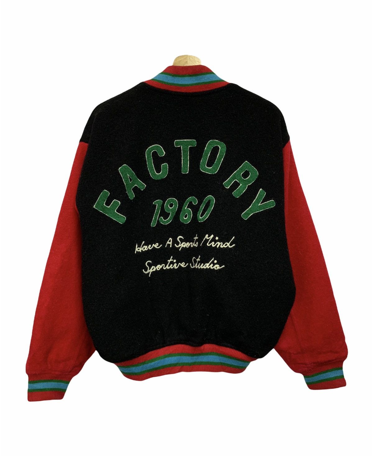 Vintage 🔥VTG WOOL VARSITY JACKETS SPELLOUT Size US M / EU 48-50 / 2 - 5 Thumbnail
