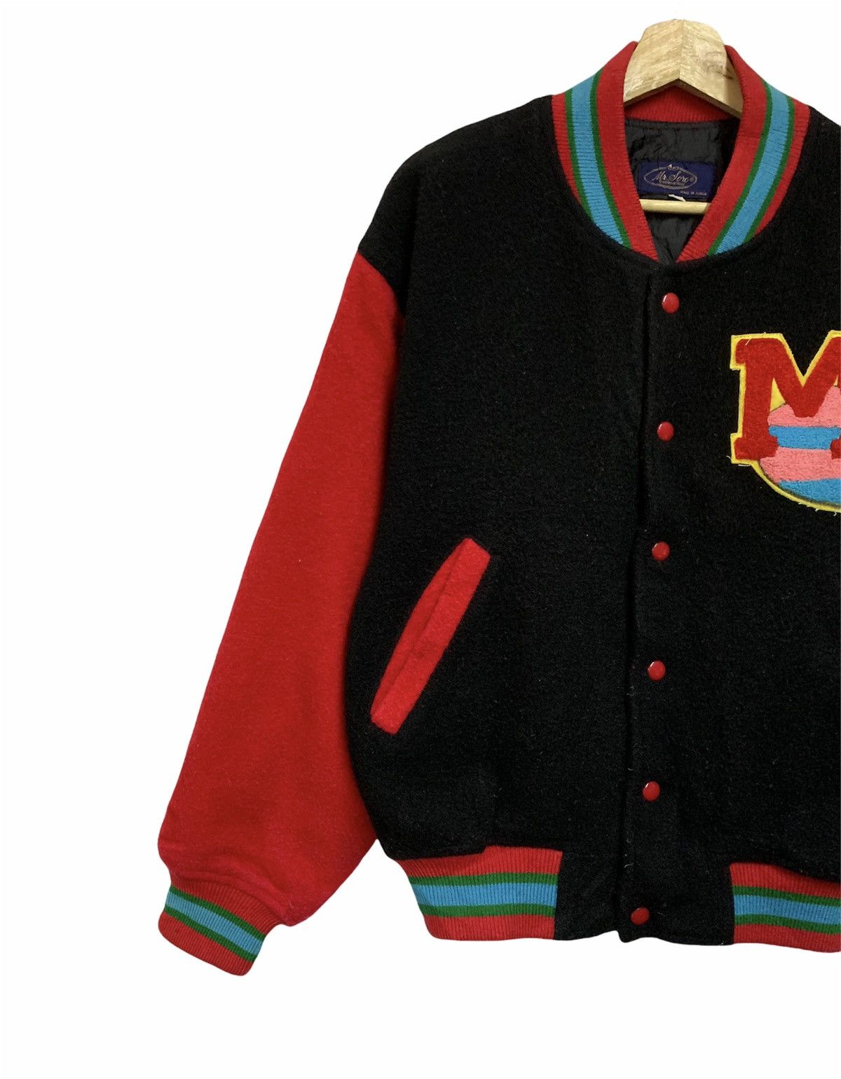Vintage 🔥VTG WOOL VARSITY JACKETS SPELLOUT Size US M / EU 48-50 / 2 - 2 Thumbnail