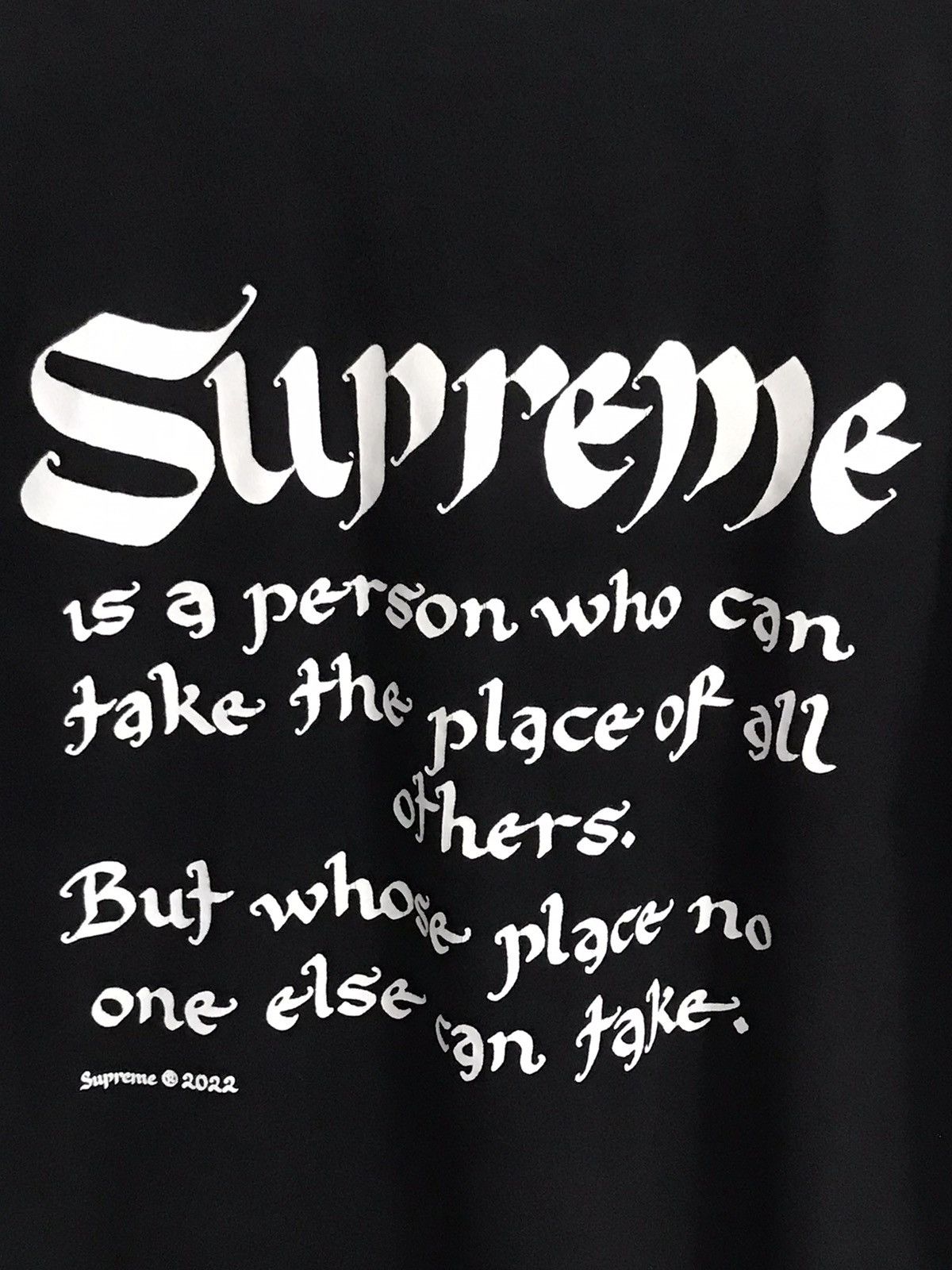 Supreme Supreme Person Tee Size US XL / EU 56 / 4 - 4 Thumbnail