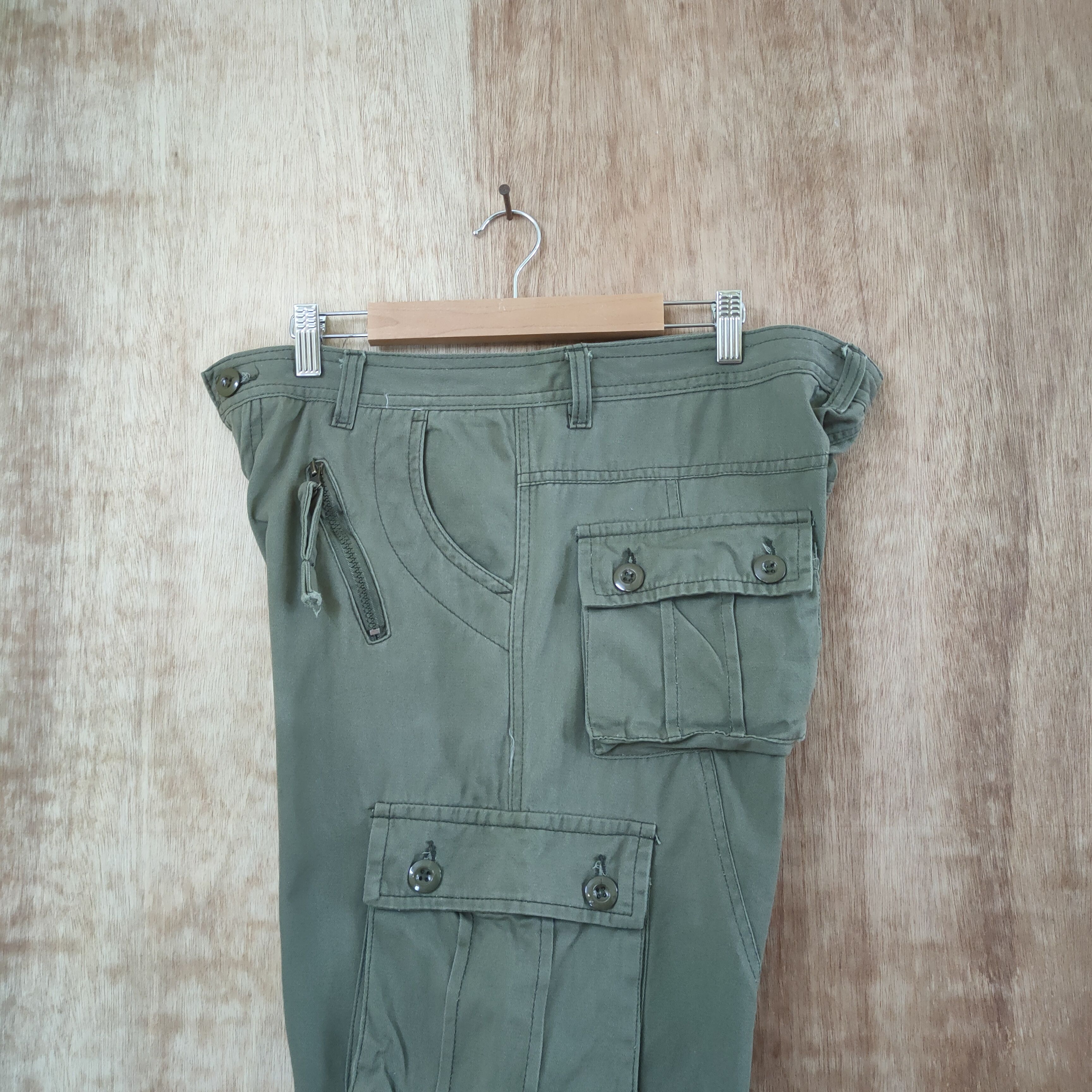 Japanese Brand × Vintage VINTAGE STYLE 9 POCKET CARGO PANTS Size US 36 / EU 52 - 9 Thumbnail