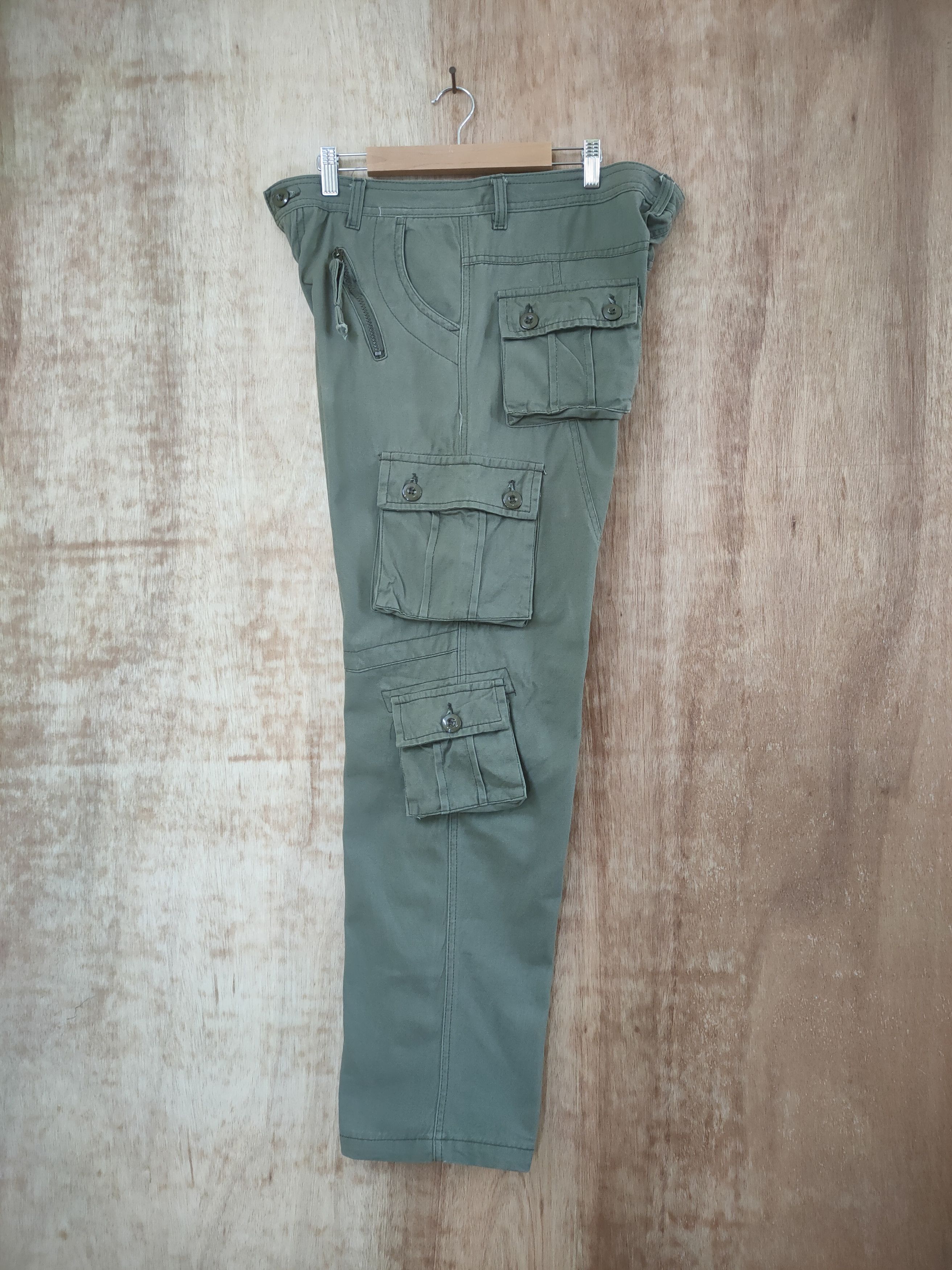 Japanese Brand × Vintage VINTAGE STYLE 9 POCKET CARGO PANTS Size US 36 / EU 52 - 2 Thumbnail