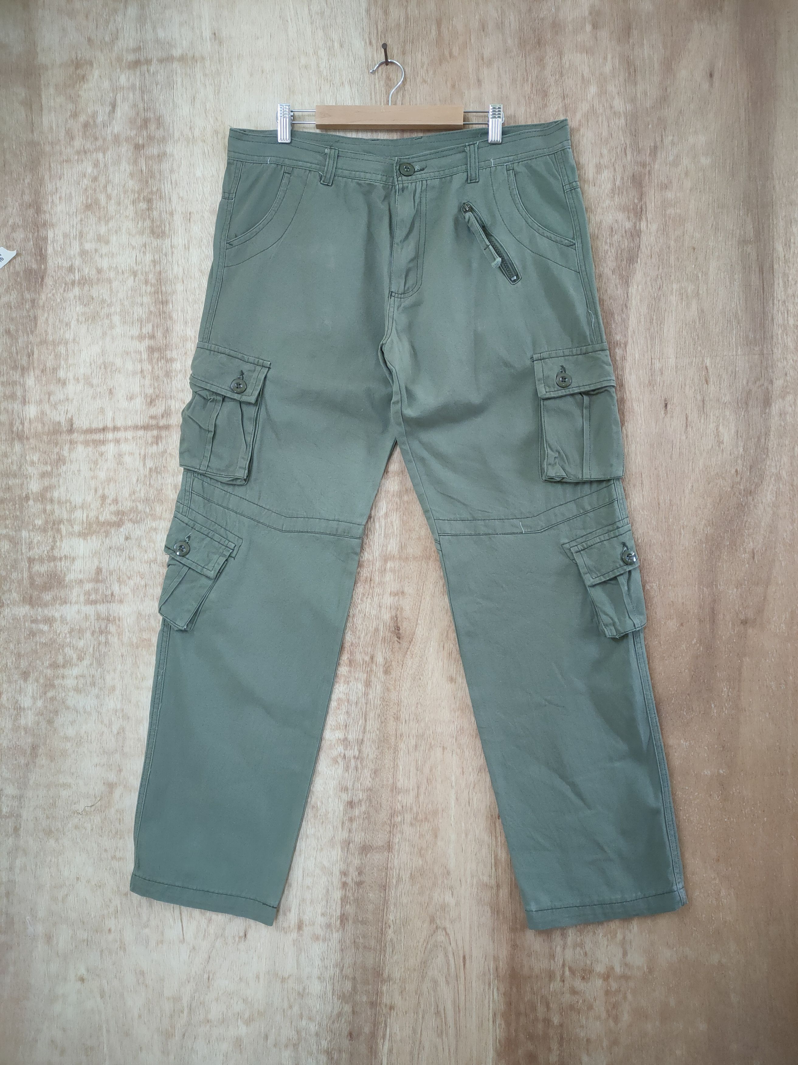 Japanese Brand × Vintage VINTAGE STYLE 9 POCKET CARGO PANTS Size US 36 / EU 52 - 1 Thumbnail