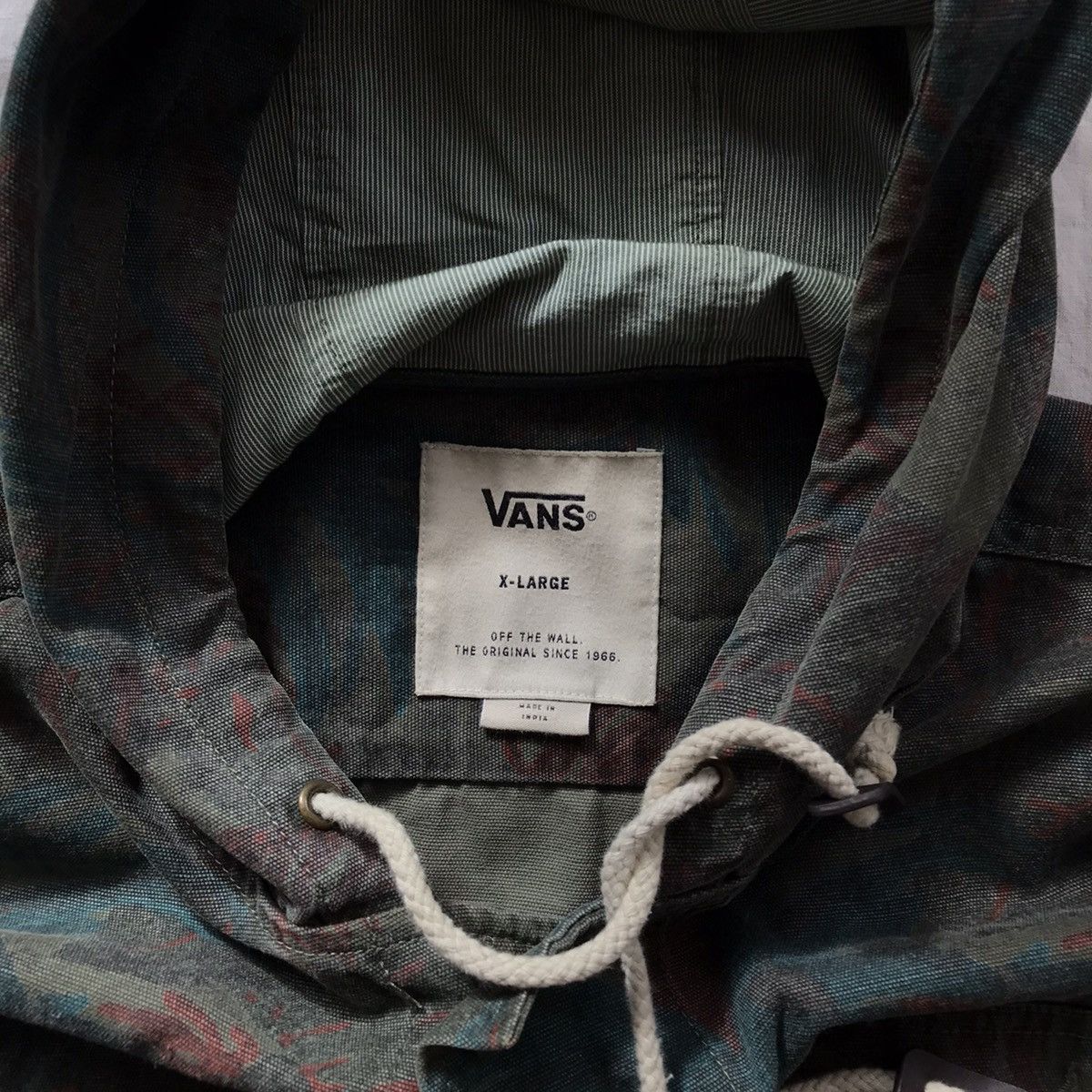 Japanese Brand × Vans × Vintage Tropical flowers in military style thin denim Vans XL Size US XL / EU 56 / 4 - 7 Thumbnail