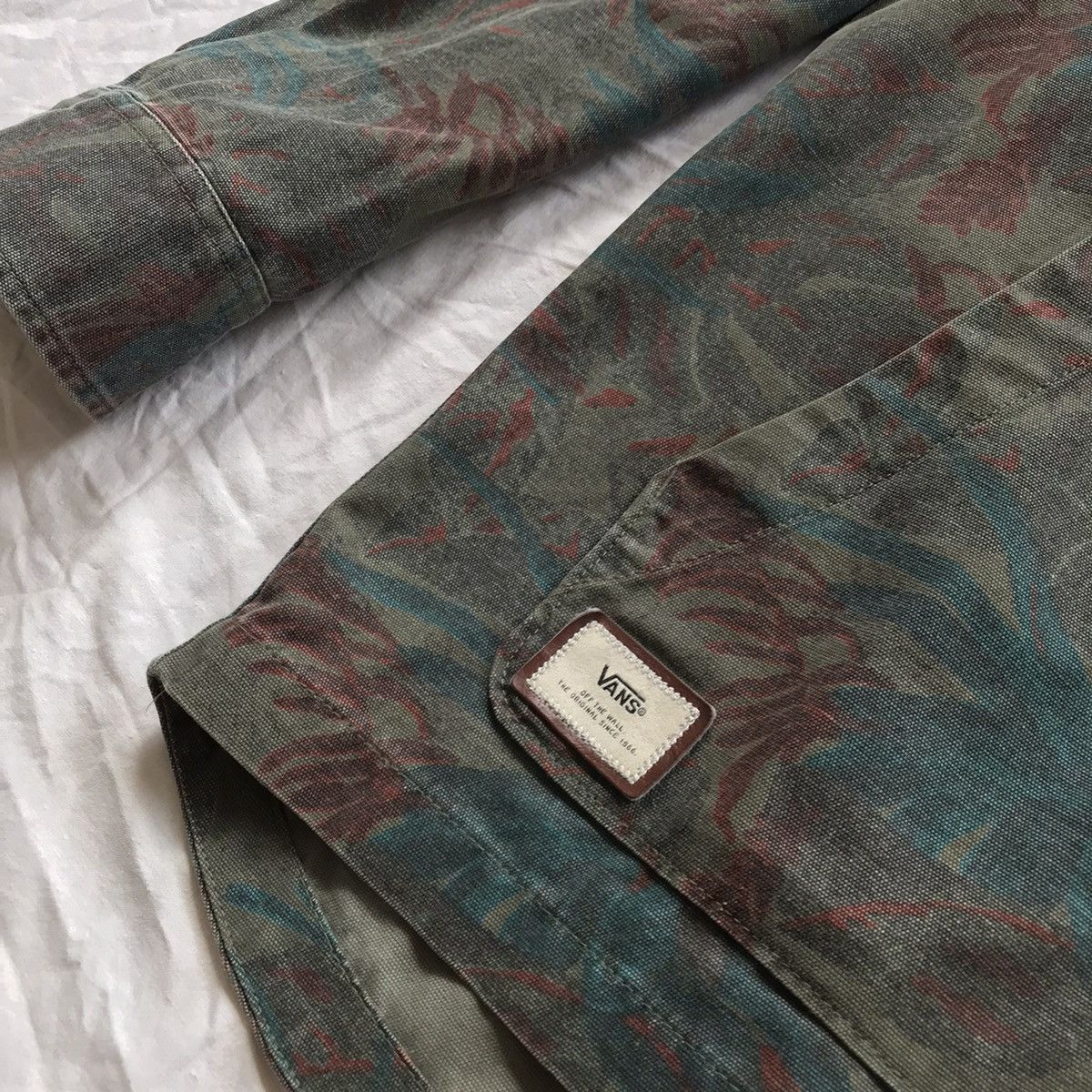 Japanese Brand × Vans × Vintage Tropical flowers in military style thin denim Vans XL Size US XL / EU 56 / 4 - 3 Thumbnail