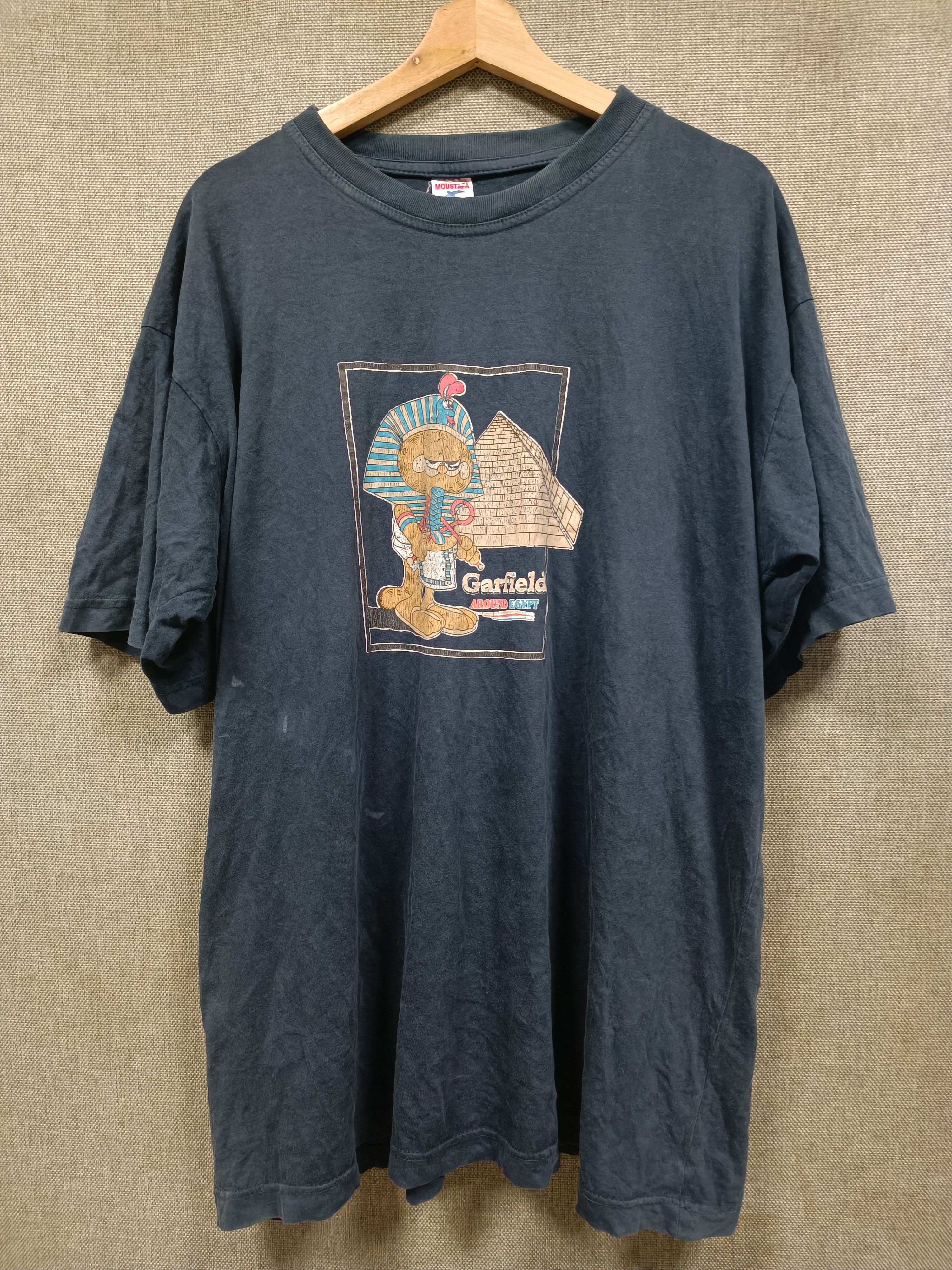 Cartoon Network × Vintage vintage t shirt Garfield around Egypt Size US XXL / EU 58 / 5 - 1 Thumbnail