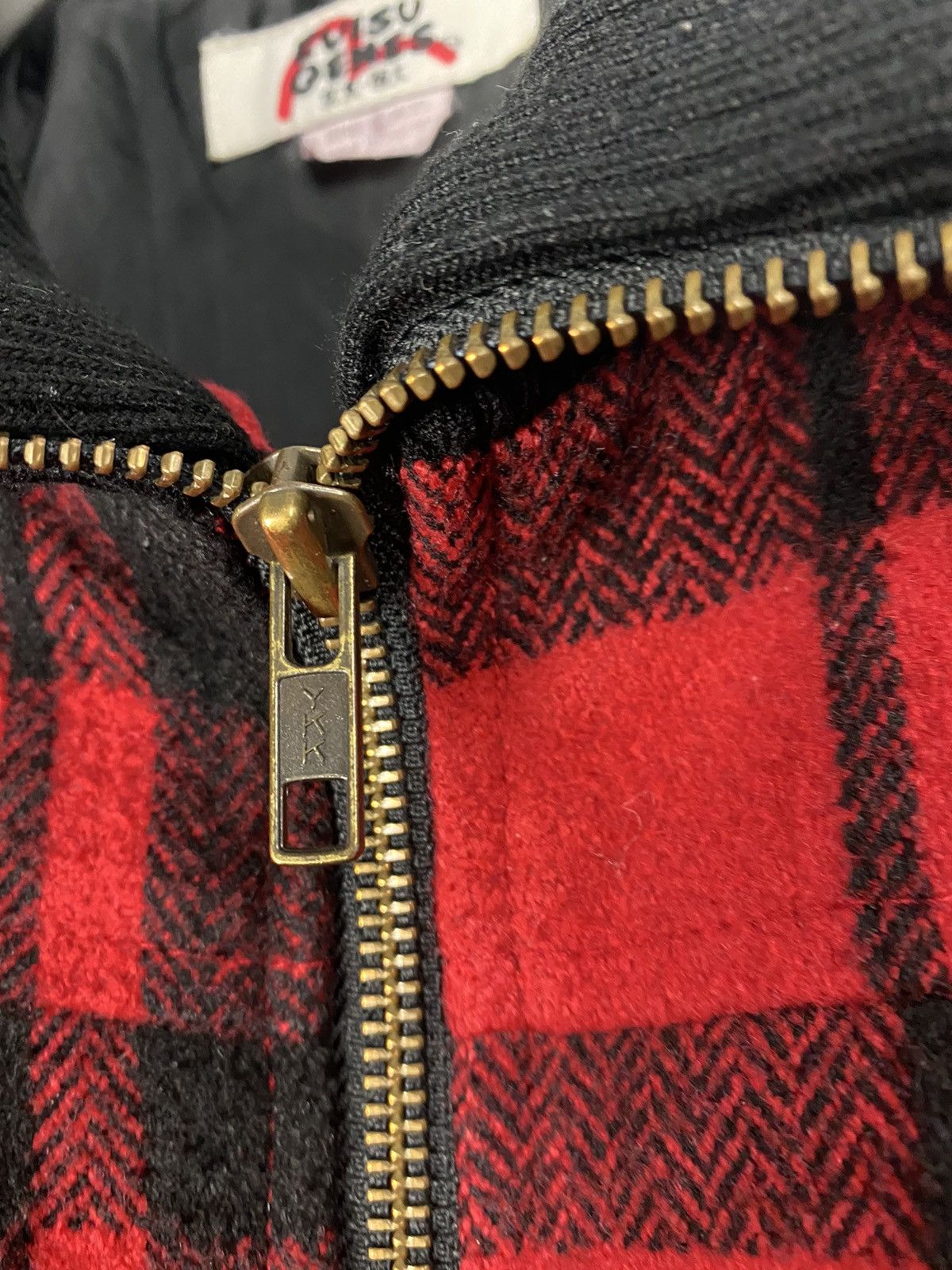 Evisu Evisu Japan vintage zip up woolen hooded jacket black red Size US XL / EU 56 / 4 - 5 Thumbnail