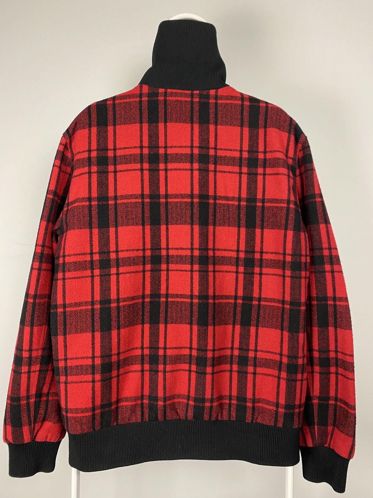 Evisu Evisu Japan vintage zip up woolen hooded jacket black red Size US XL / EU 56 / 4 - 8 Thumbnail