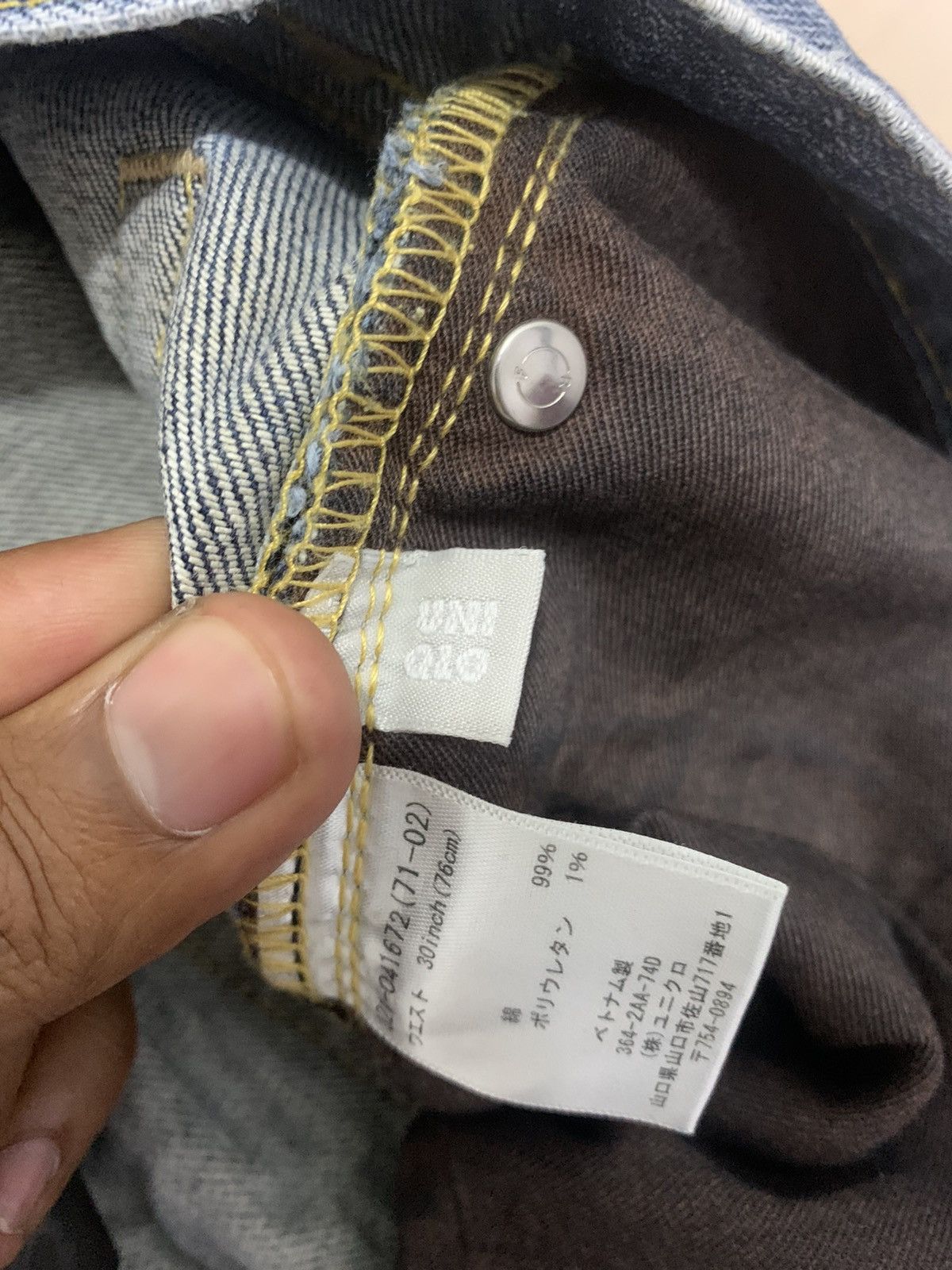 Japanese Brand × Uniqlo UNIQLO 90s Rugged Women Skinny Slimfit Stonewash Denim Jean Size 30" / US 8 / IT 44 - 17 Thumbnail