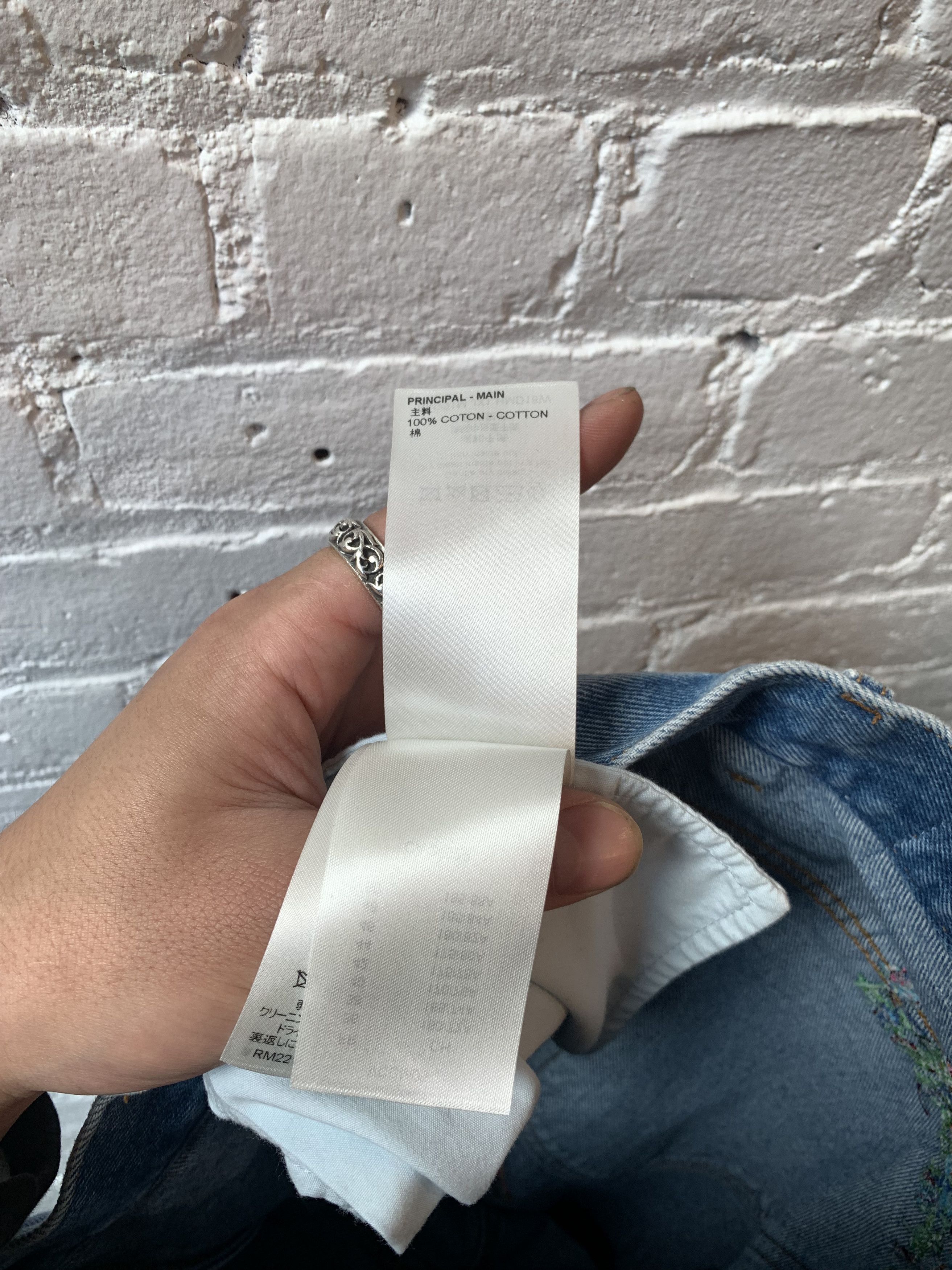 Louis Vuitton × Virgil Abloh Louis Vuitton x Virgil Abloh double knee floral Jeans Size US 38 / EU 54 - 11 Thumbnail