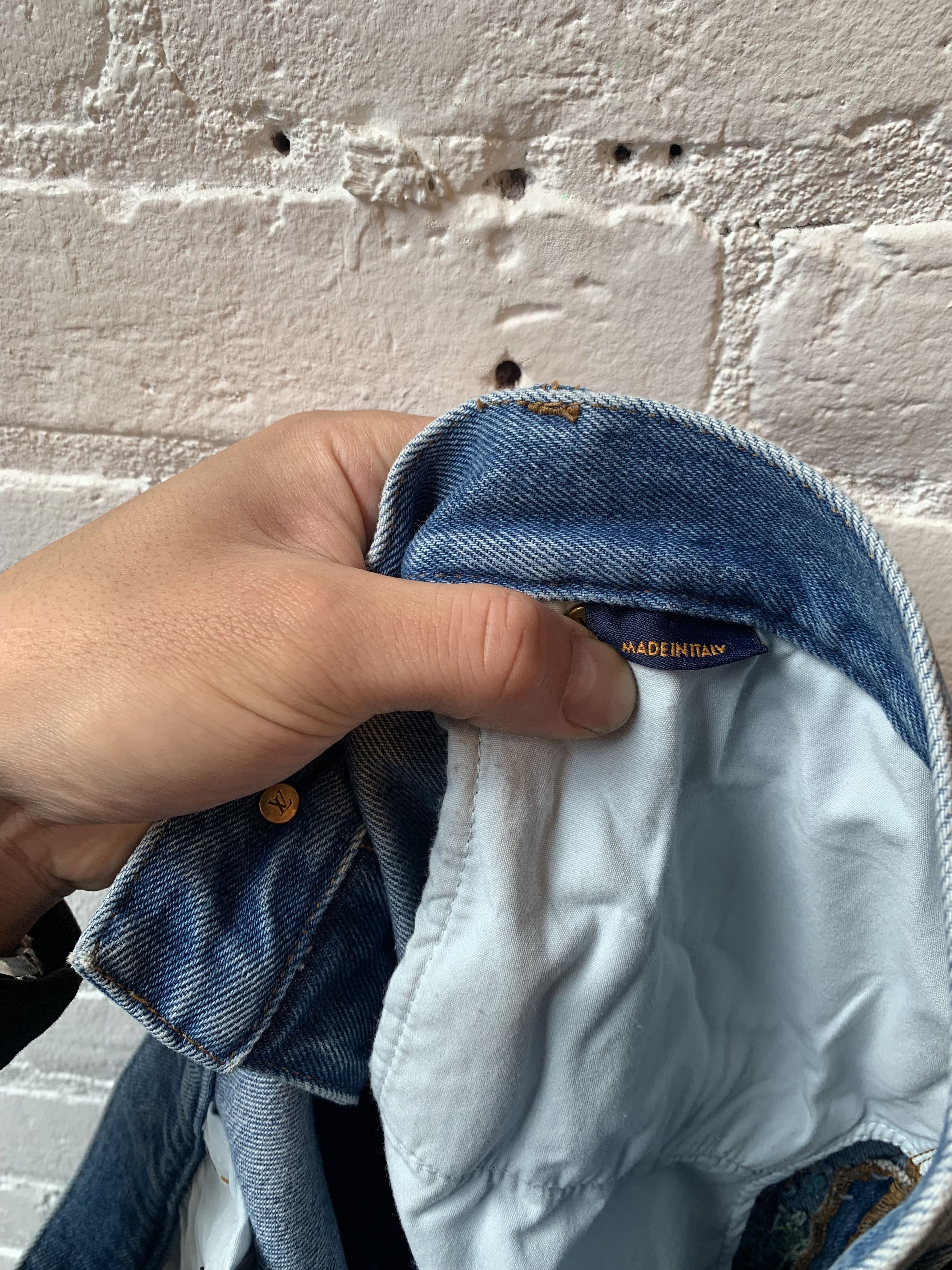 Louis Vuitton × Virgil Abloh Louis Vuitton x Virgil Abloh double knee floral Jeans Size US 38 / EU 54 - 8 Thumbnail