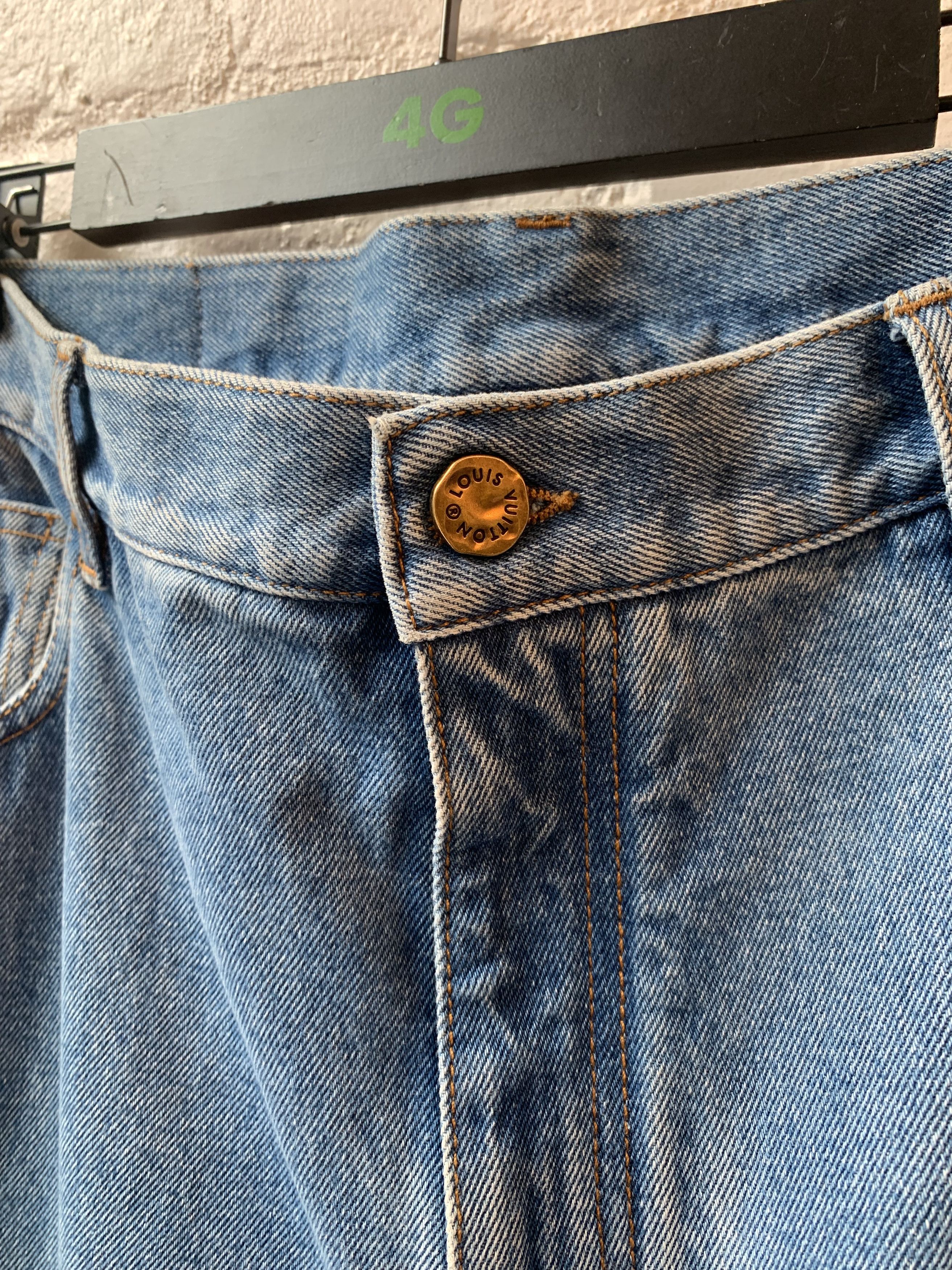 Louis Vuitton × Virgil Abloh Louis Vuitton x Virgil Abloh double knee floral Jeans Size US 38 / EU 54 - 3 Thumbnail