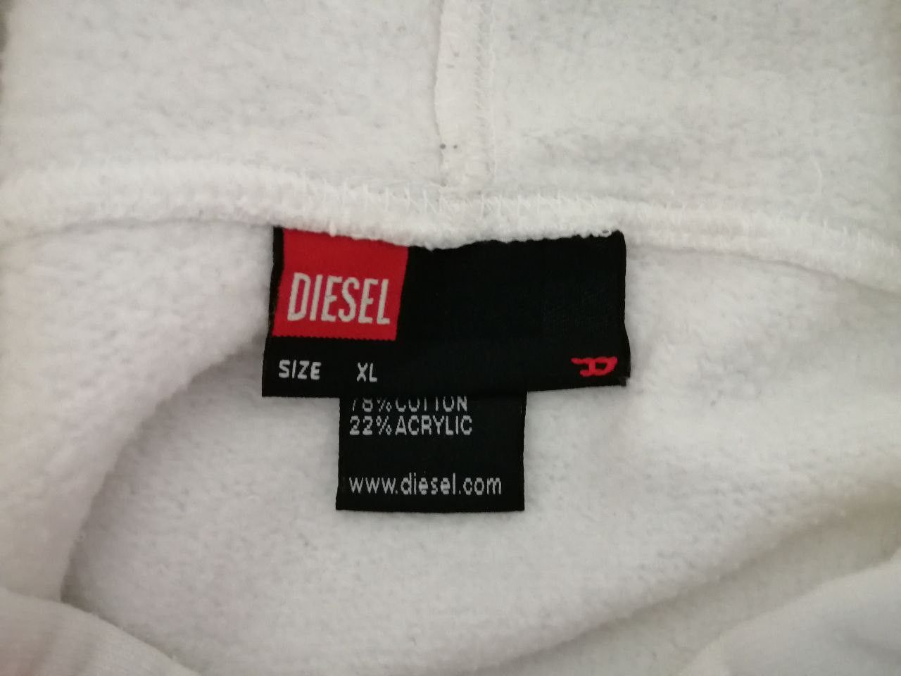 Diesel Chic Vintage Hoodie Diesel with an embroidered letter D Size US L / EU 52-54 / 3 - 6 Thumbnail
