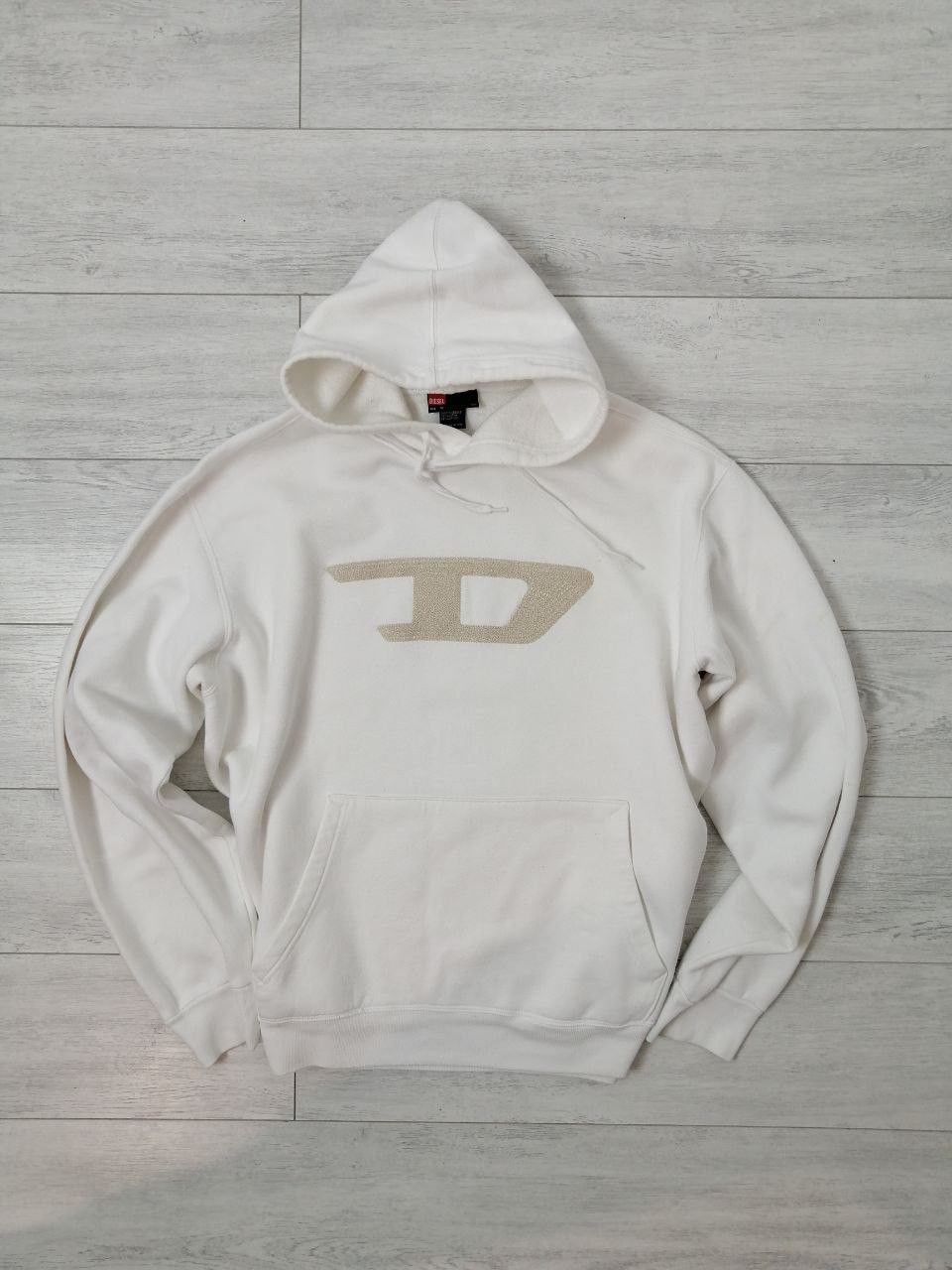 Diesel Chic Vintage Hoodie Diesel with an embroidered letter D Size US L / EU 52-54 / 3 - 1 Thumbnail