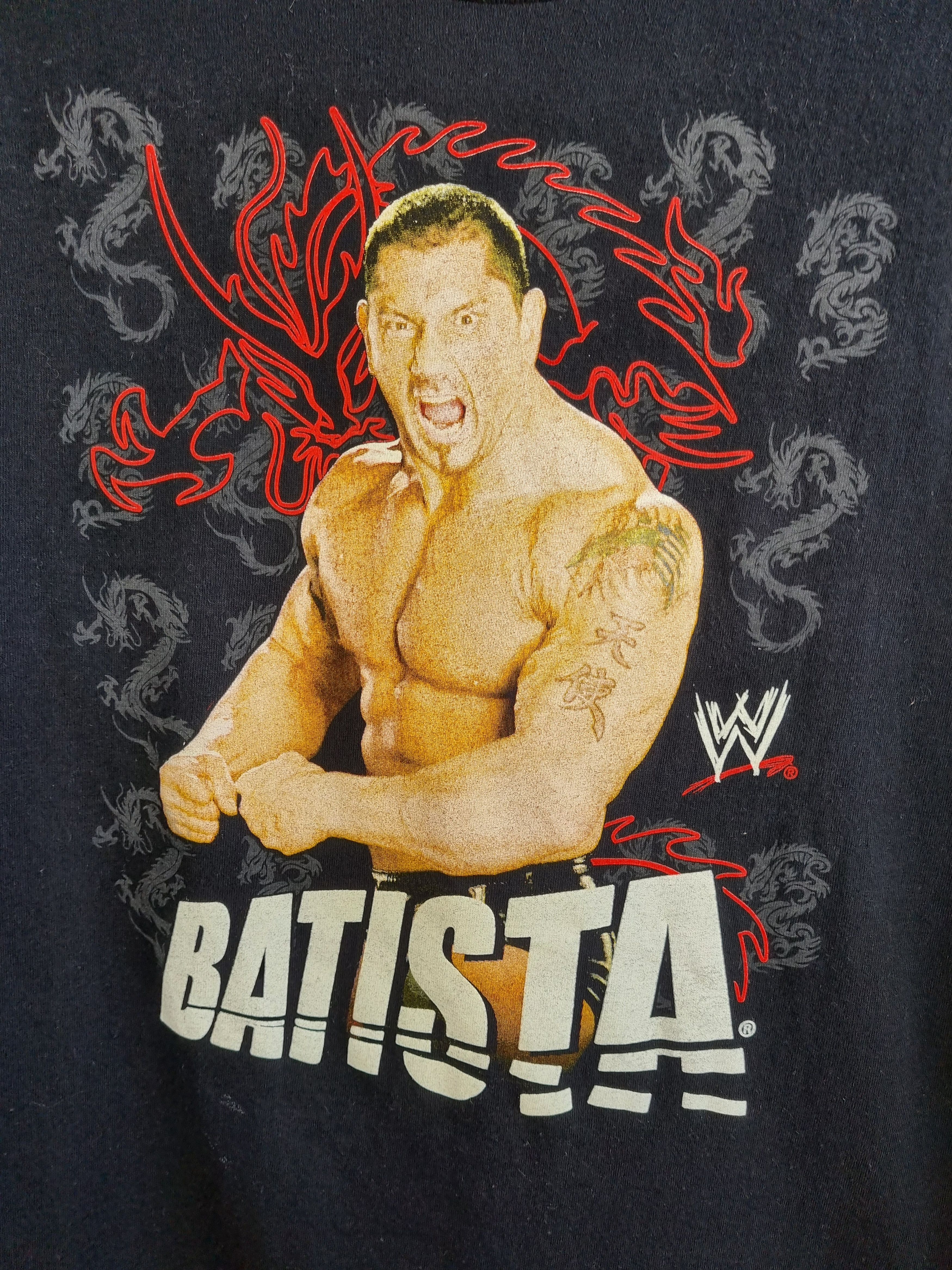 Vintage × WWE × WWF Rare print BATISTA WWF I Walk ALONE Vintage Tee shirt Size US L / EU 52-54 / 3 - 2 Thumbnail