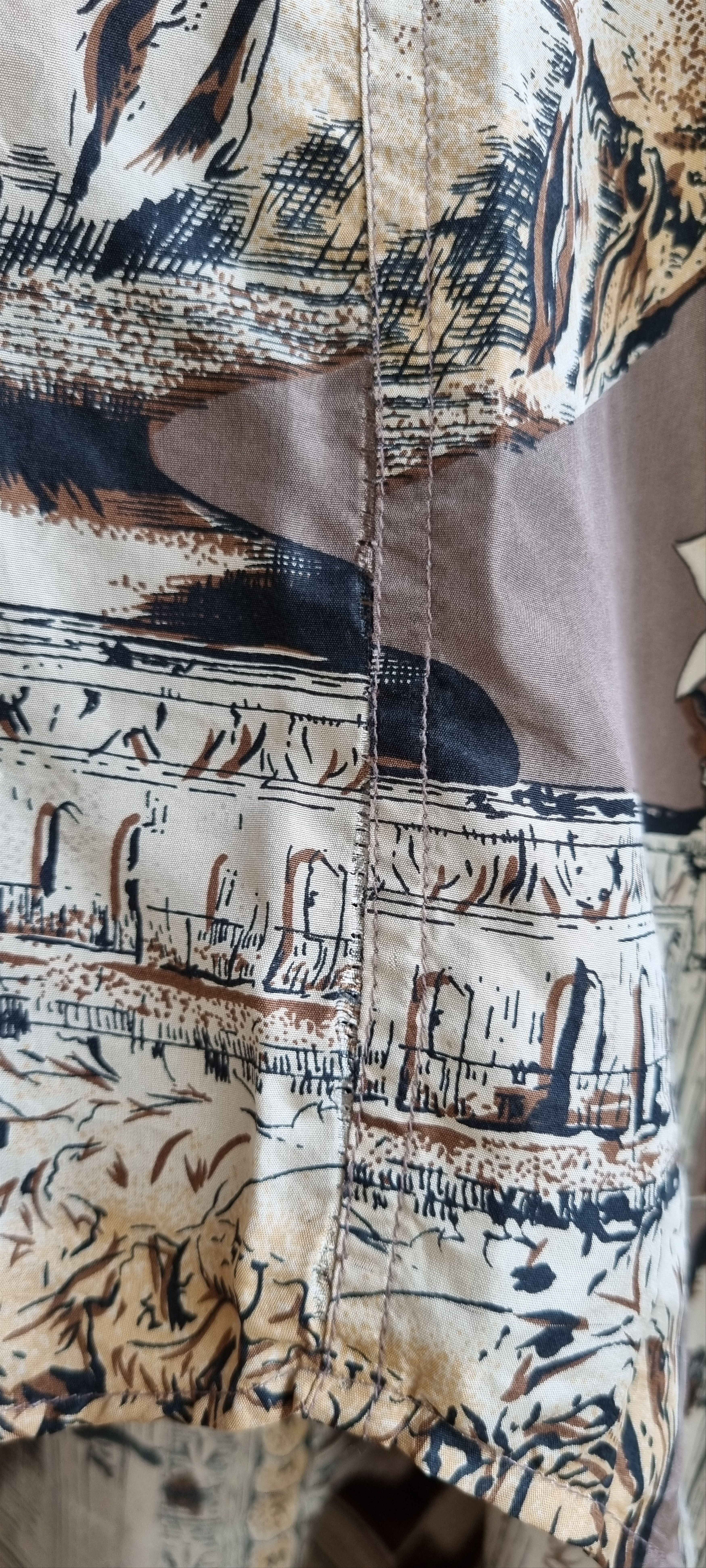 Vintage Very rare Silk Abstract Versace Style Design Shirt Size US M / EU 48-50 / 2 - 9 Thumbnail