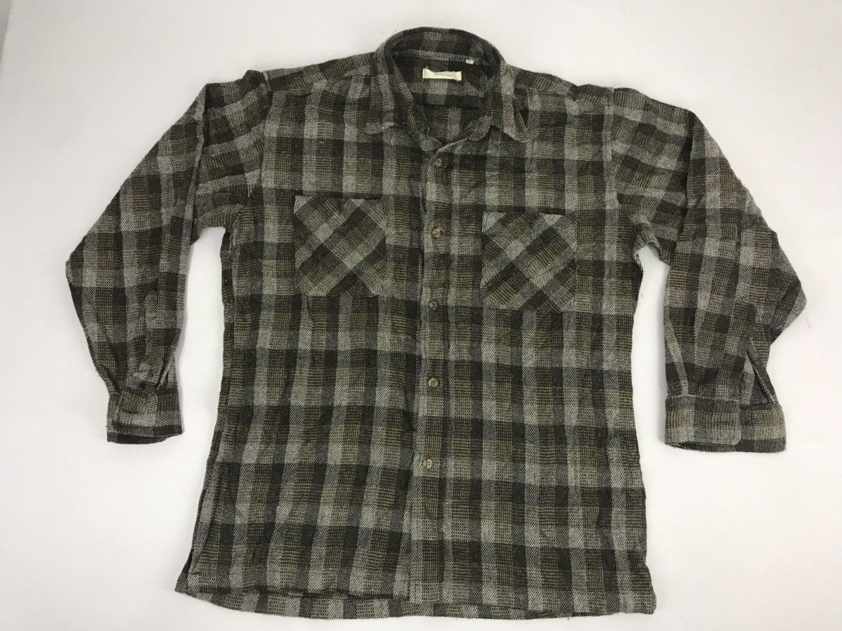 Flannel Vintage Simree Plaid Checked Wear Double Pockets Classic Size US L / EU 52-54 / 3 - 1 Thumbnail