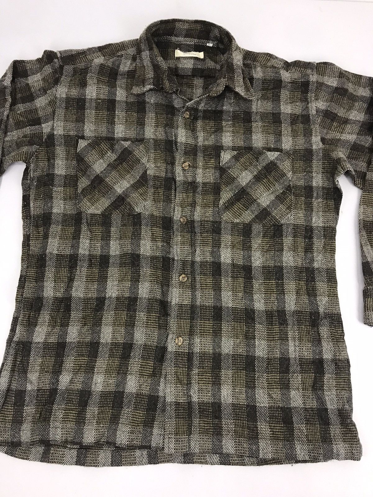 Flannel Vintage Simree Plaid Checked Wear Double Pockets Classic Size US L / EU 52-54 / 3 - 3 Thumbnail