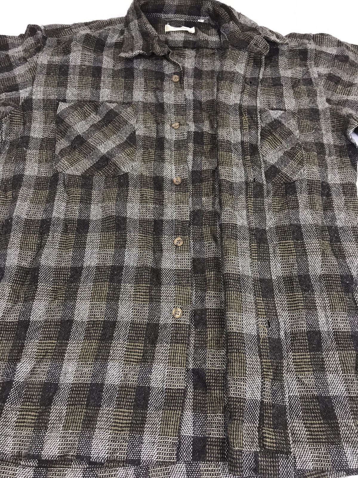 Flannel Vintage Simree Plaid Checked Wear Double Pockets Classic Size US L / EU 52-54 / 3 - 4 Thumbnail