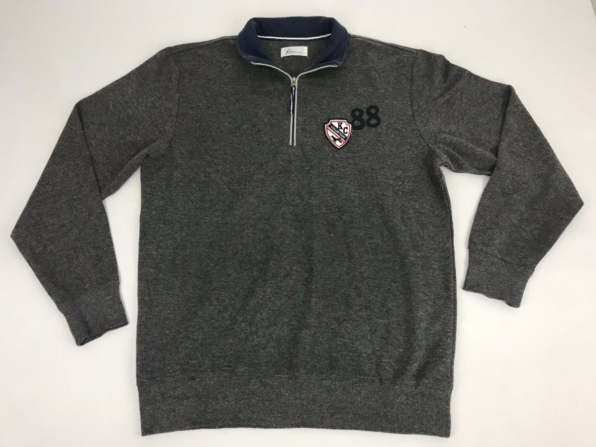 Japanese Brand Rare Logo KC Collection 88 Sweatshirt Half Zip Size US M / EU 48-50 / 2 - 1 Thumbnail