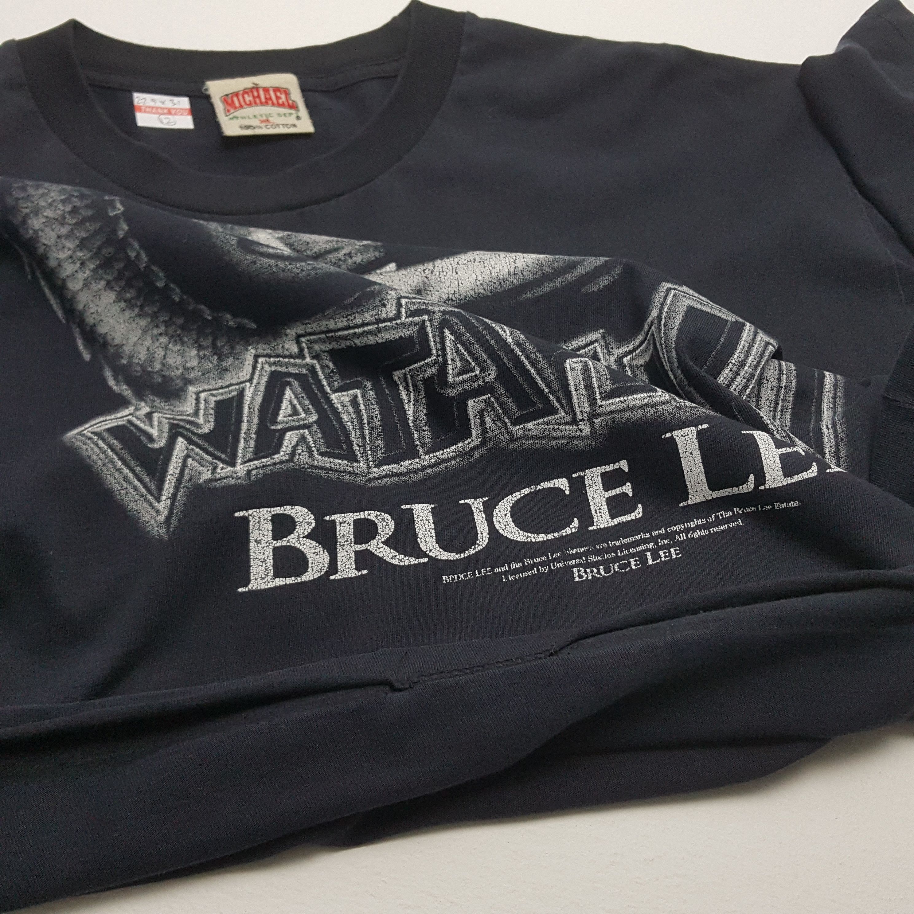 Vintage Vintage BRUCE LEE American Hong Kong Actor Movie t-shirt Size US XL / EU 56 / 4 - 3 Thumbnail