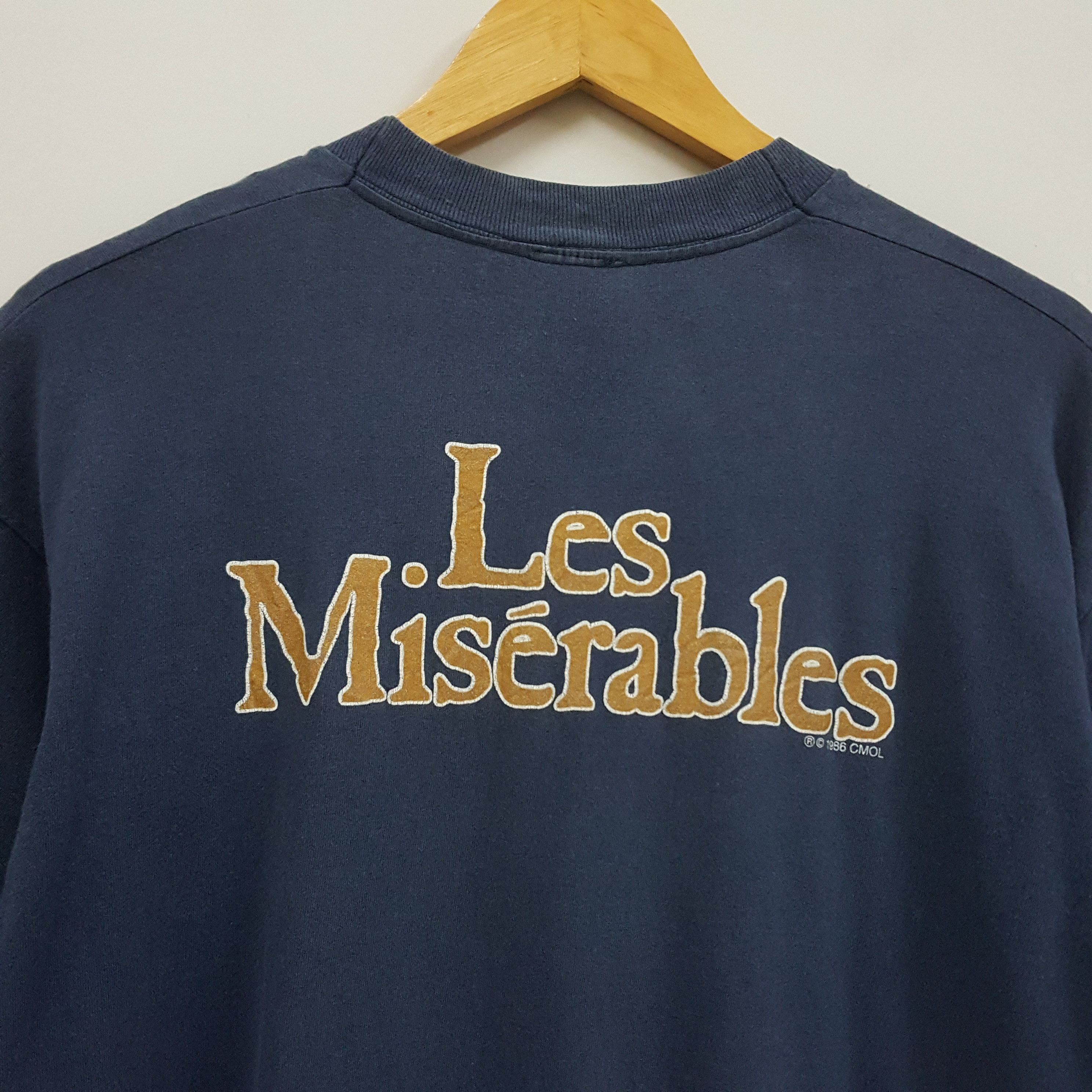 Vintage Vintage Les Miserables Movie 1986 nice design t-shirt Size US M / EU 48-50 / 2 - 3 Thumbnail