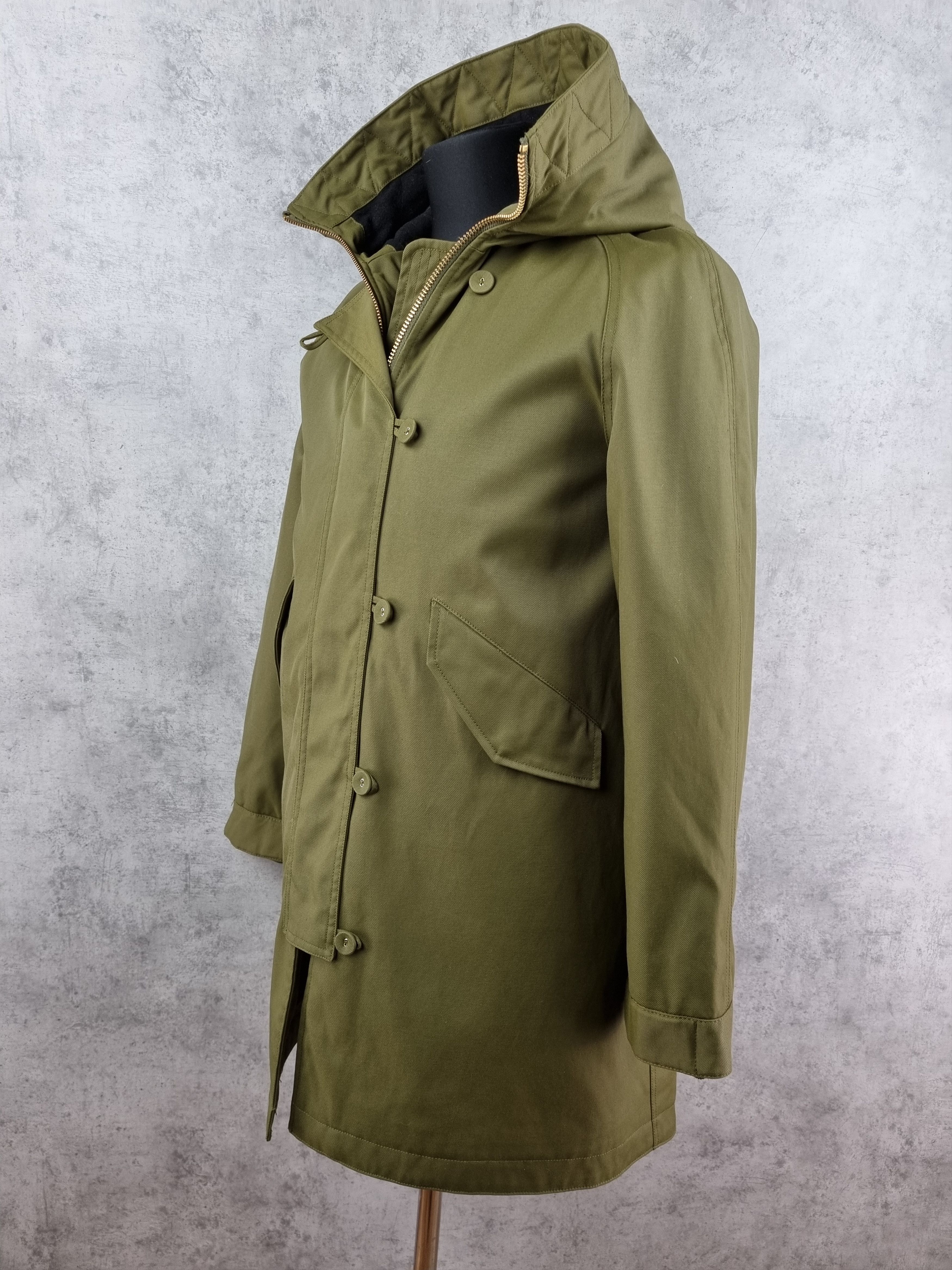 Whyred ±600$ Whyred Hooded Nylon/Wool Parka Size US M / EU 48-50 / 2 - 18 Thumbnail