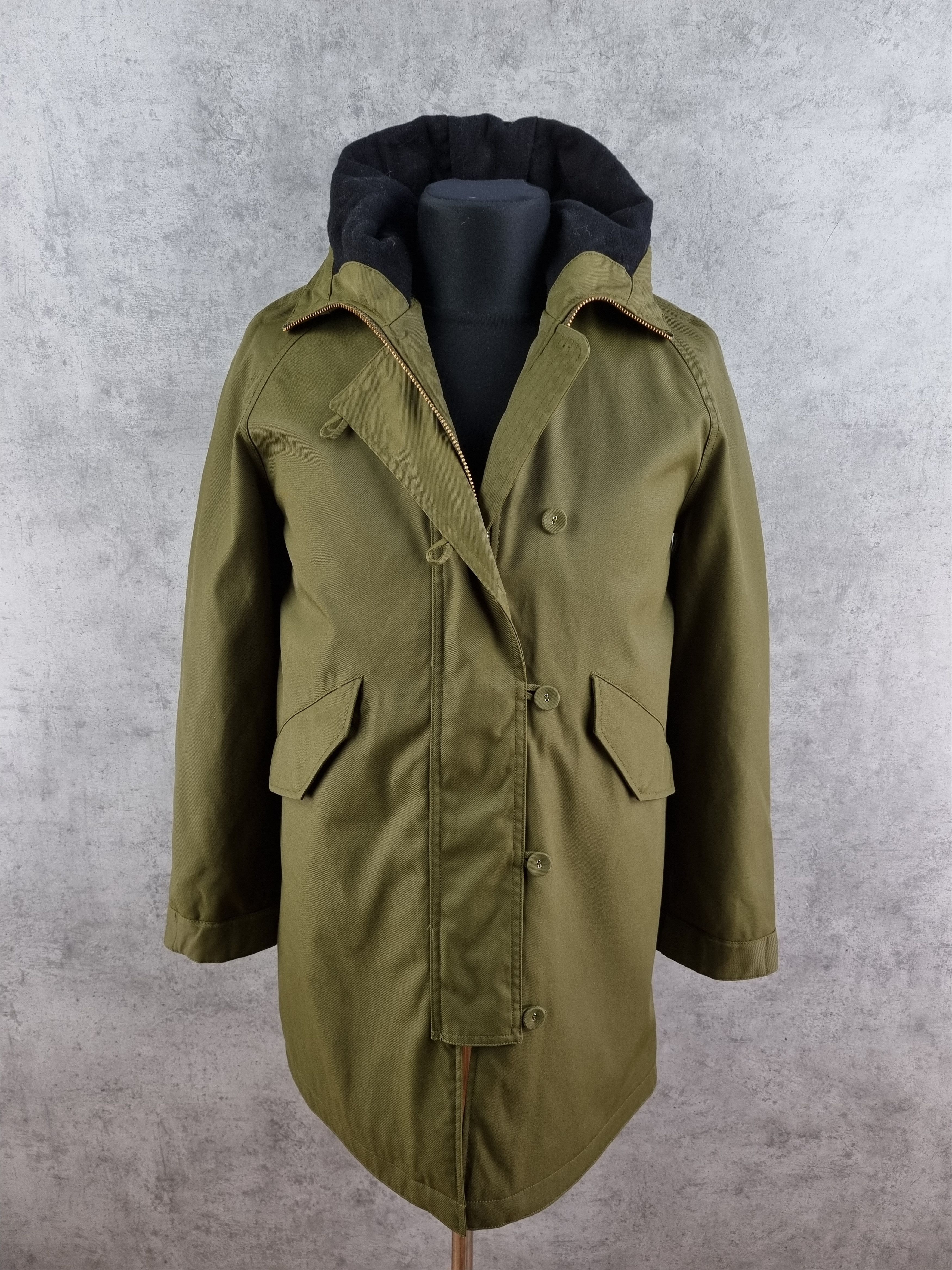 Whyred ±600$ Whyred Hooded Nylon/Wool Parka Size US M / EU 48-50 / 2 - 8 Thumbnail