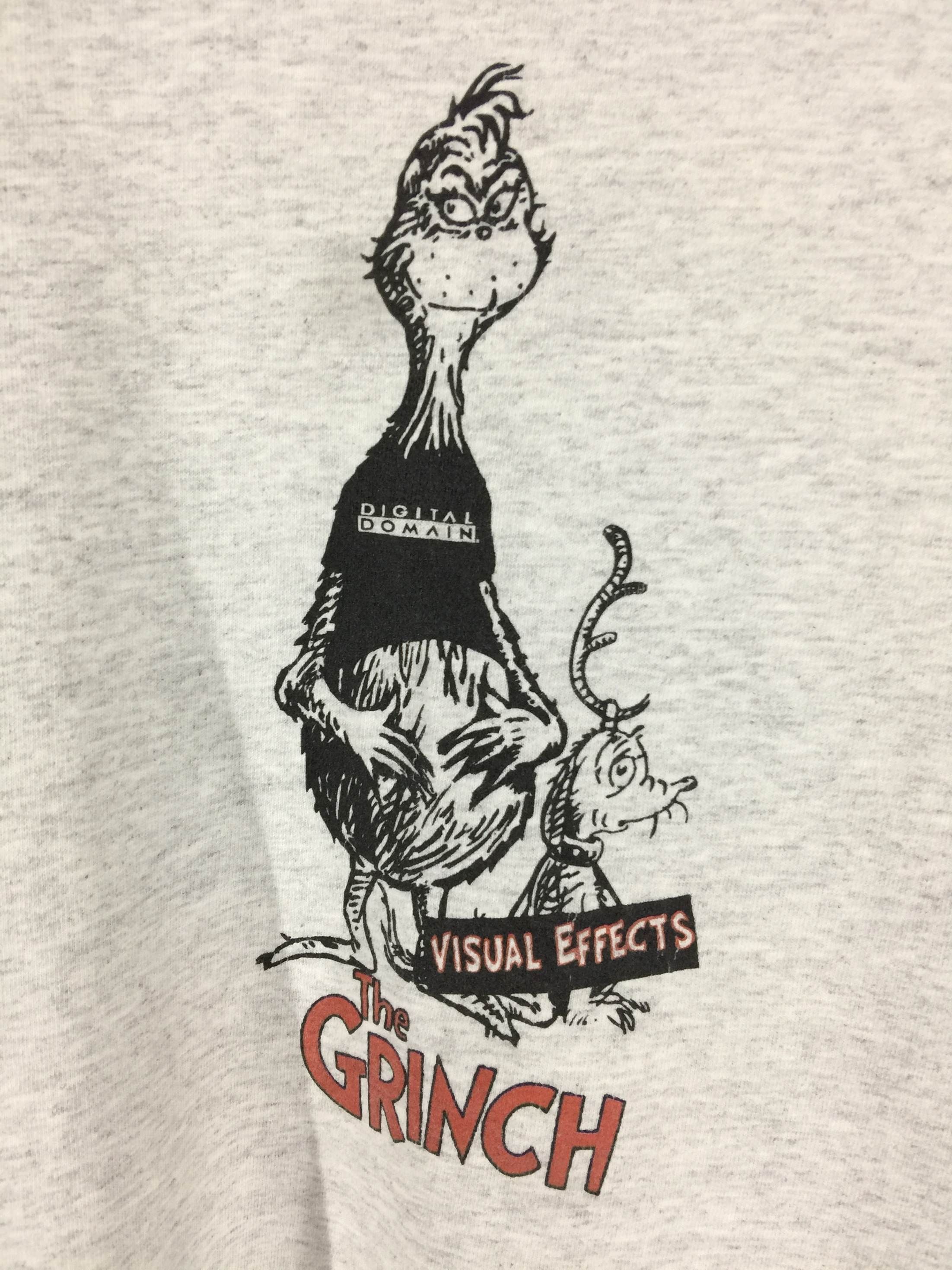 Vintage Digital domain the grinch vintage 90s tshirt Size US XL / EU 56 / 4 - 4 Thumbnail