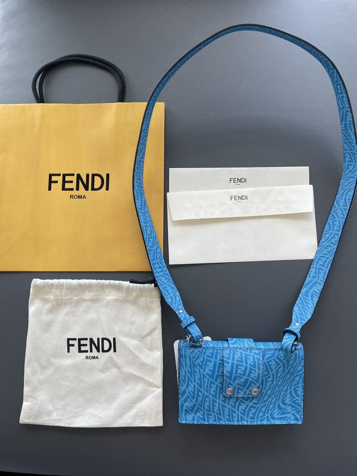Fendi Rare Super Runway Brand New Iconic Men’s Baguette Mini Bag Size ONE SIZE - 4 Thumbnail