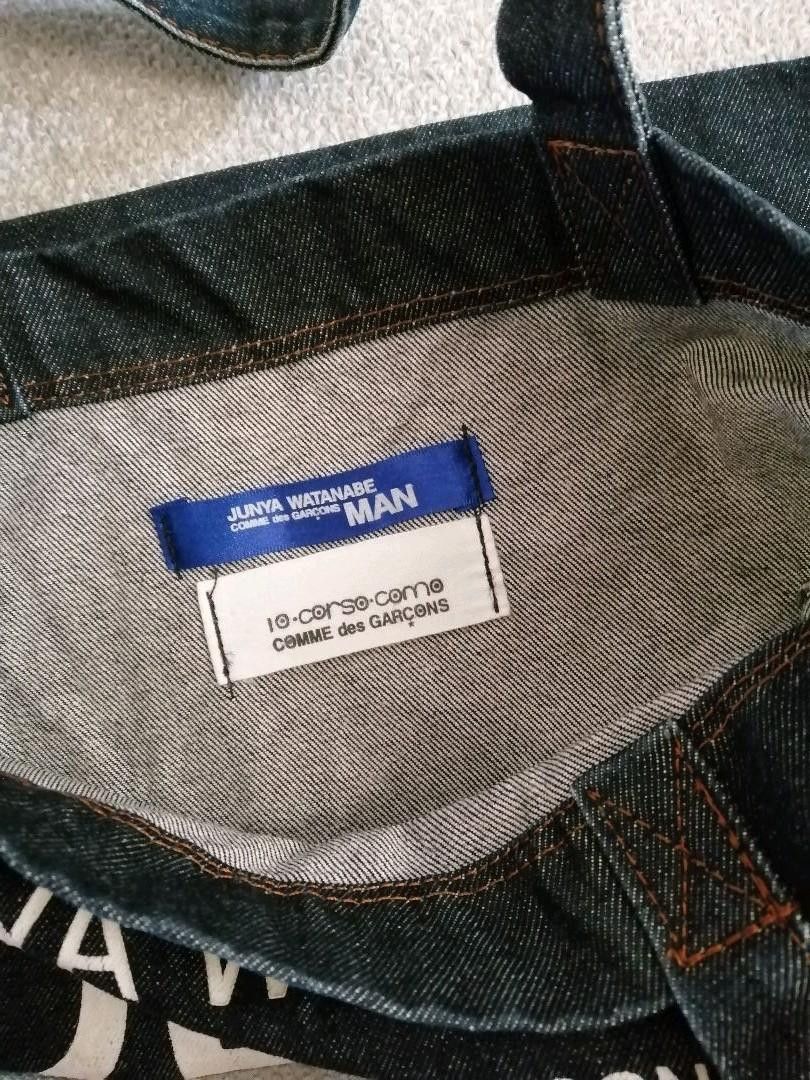 Comme des Garcons × Junya Watanabe "Debut" Denim Tote Bag Size ONE SIZE - 4 Thumbnail