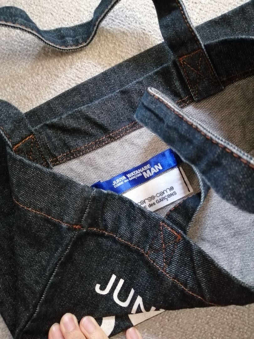 Comme des Garcons × Junya Watanabe "Debut" Denim Tote Bag Size ONE SIZE - 3 Thumbnail
