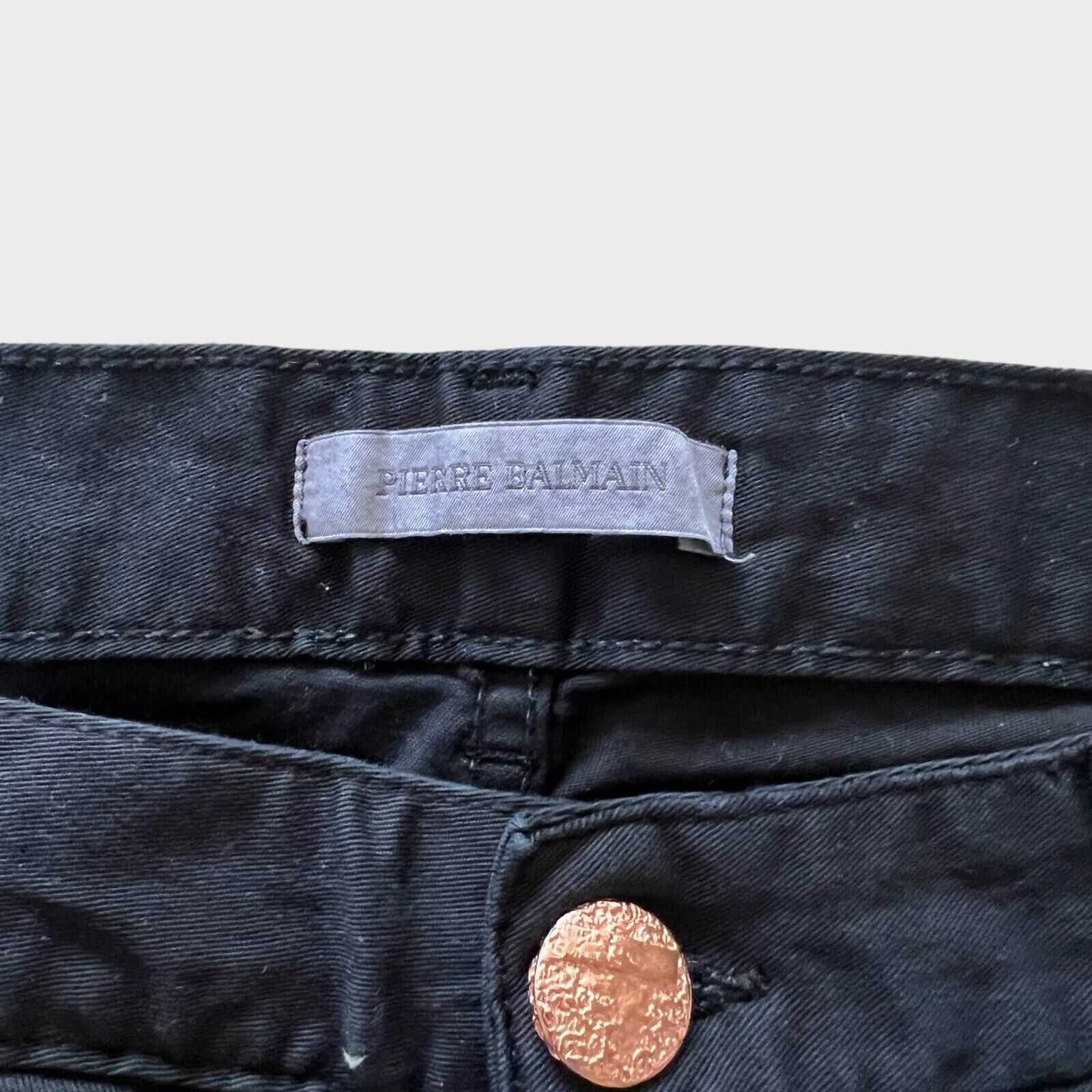 Pierre Balmain Pierre Balmain skinny jeans black nwt 34 Size US 34 / EU 50 - 3 Thumbnail