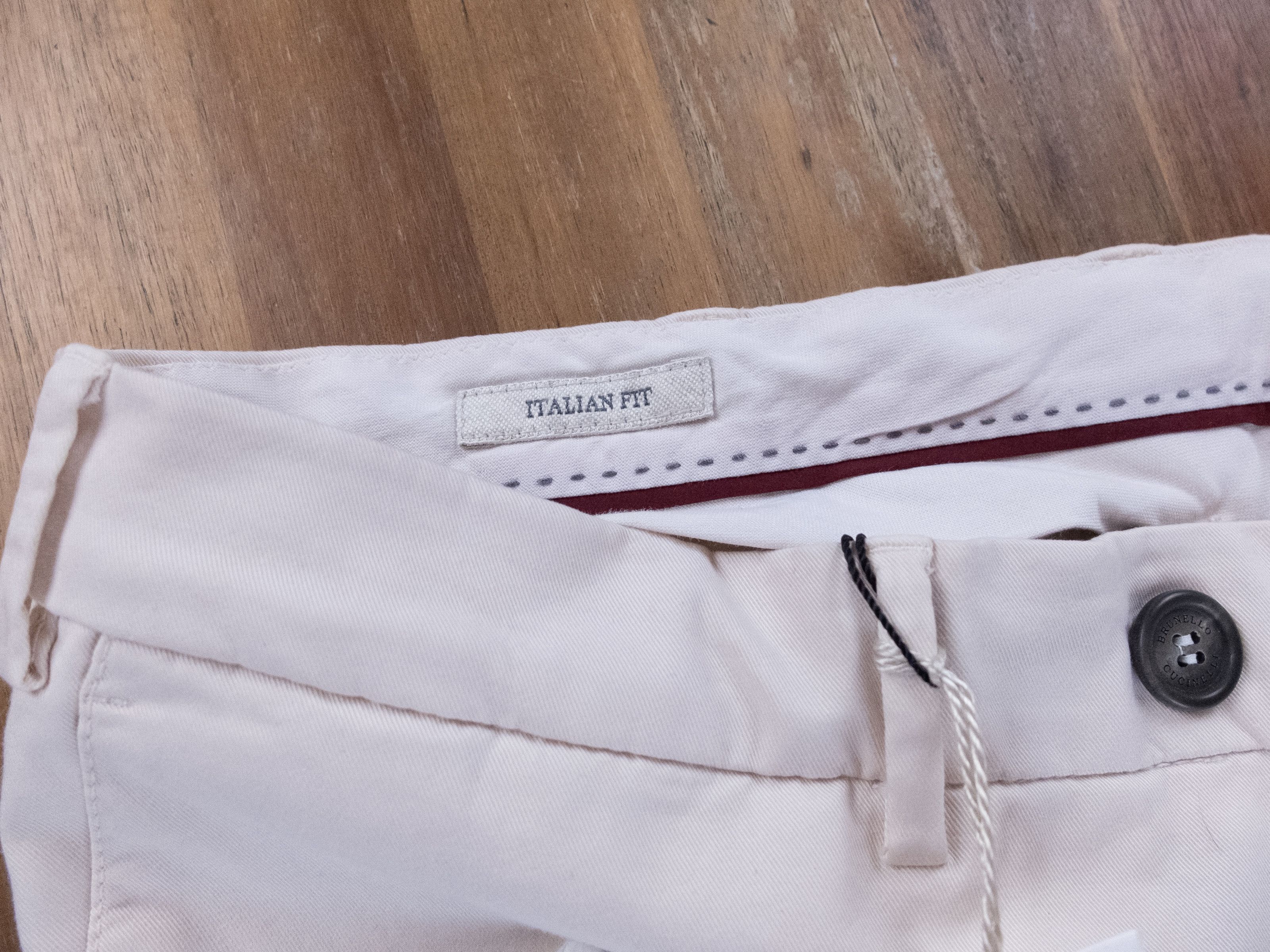 Brunello Cucinelli BRUNELLO CUCINELLI off white cotton pants trousers 38 Size US 38 / EU 54 - 7 Thumbnail