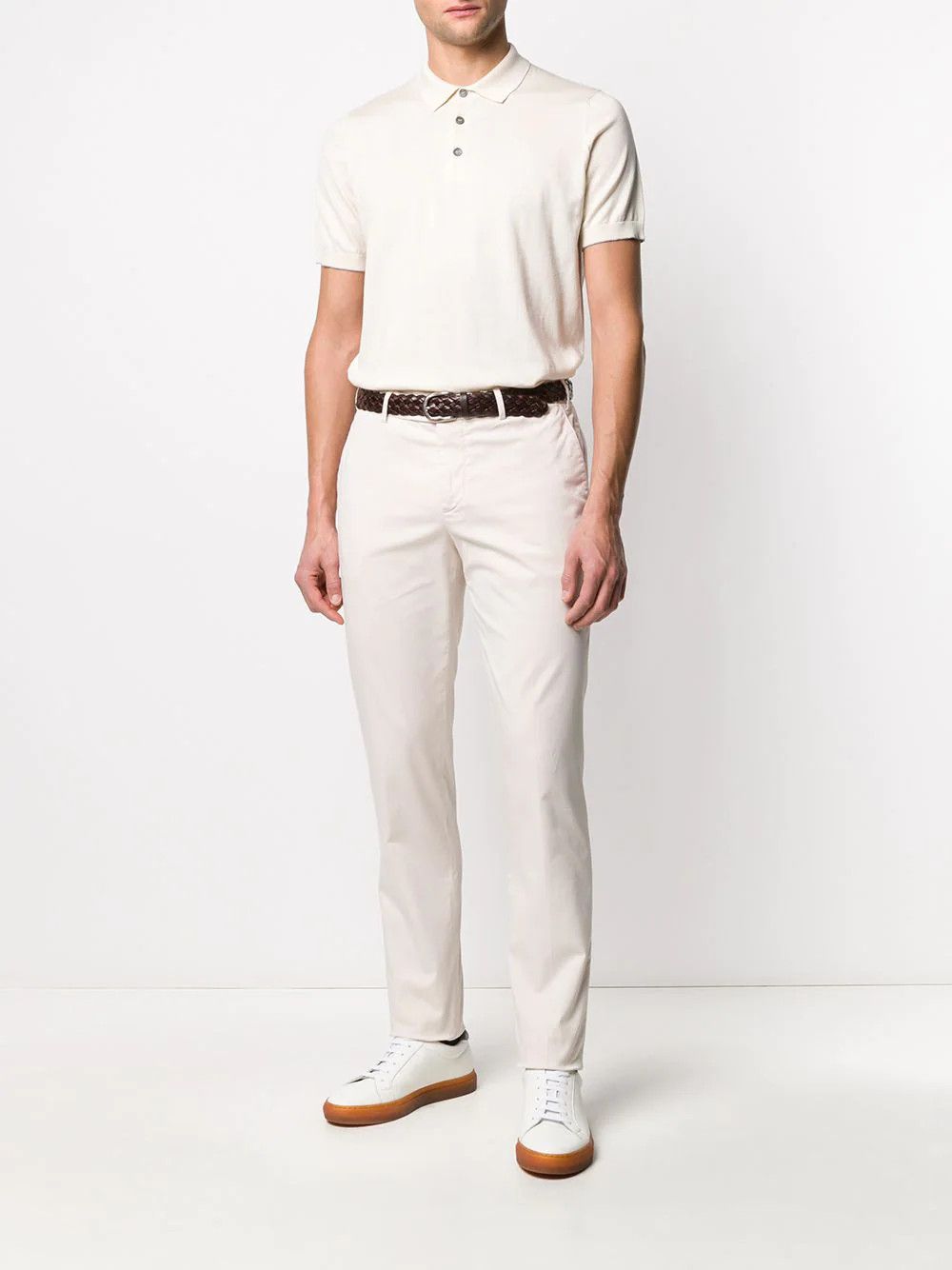 Brunello Cucinelli BRUNELLO CUCINELLI off white cotton pants trousers 38 Size US 38 / EU 54 - 2 Thumbnail