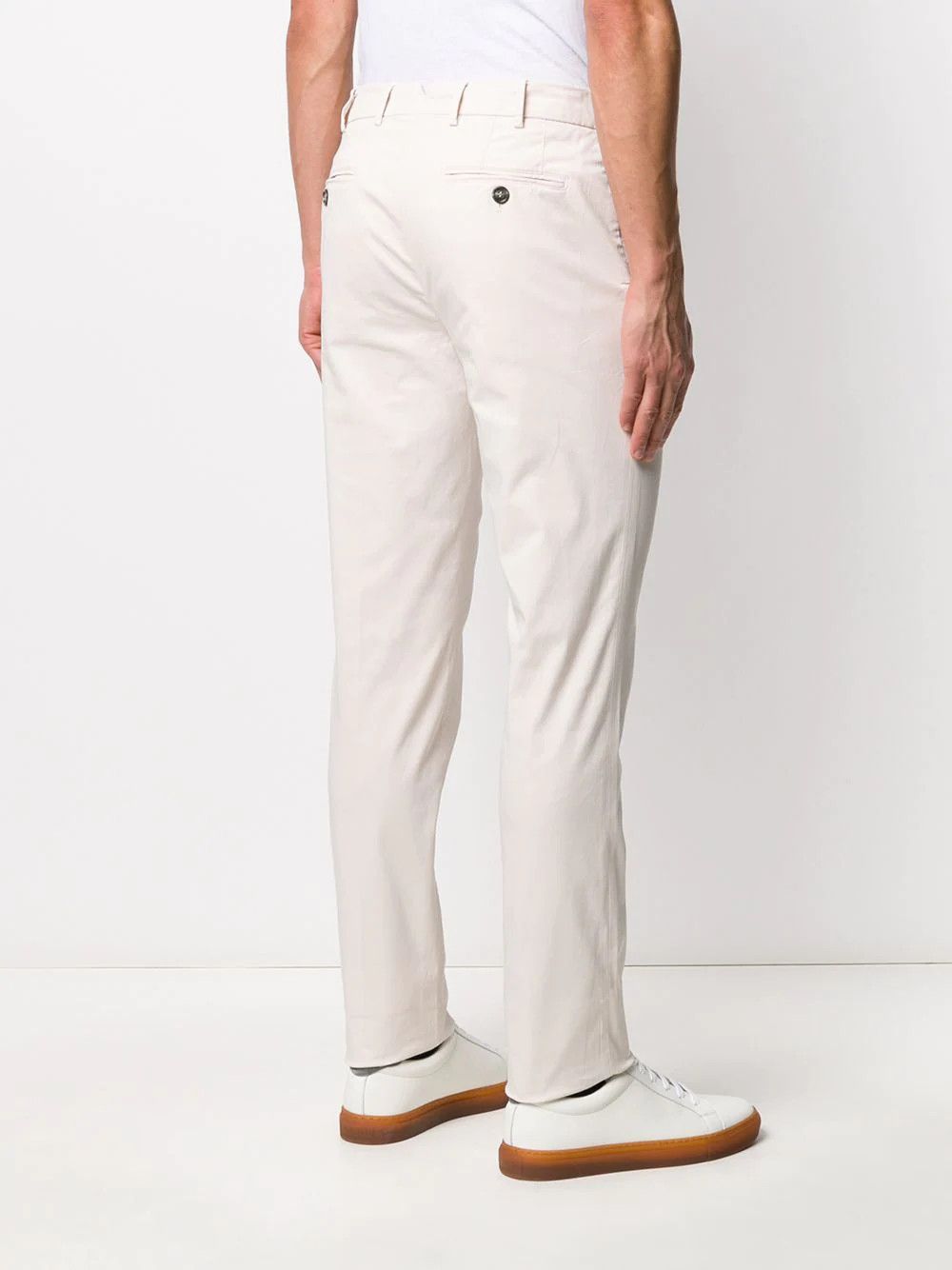 Brunello Cucinelli BRUNELLO CUCINELLI off white cotton pants trousers 38 Size US 38 / EU 54 - 3 Thumbnail